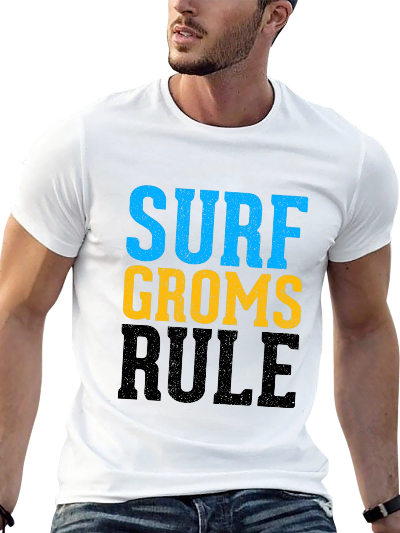 Surf Groms Rule Graphic T-Shirt