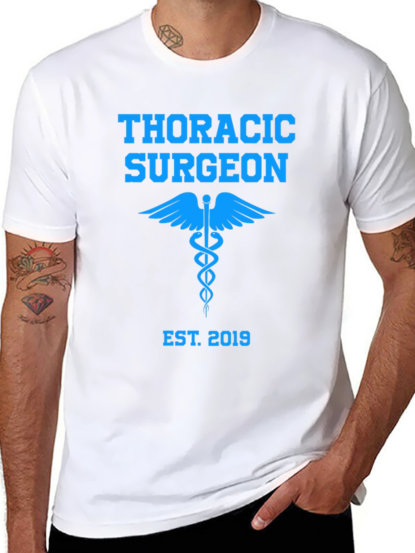 Thoracic Surgeon Est. 2019 Graphic T-Shirt