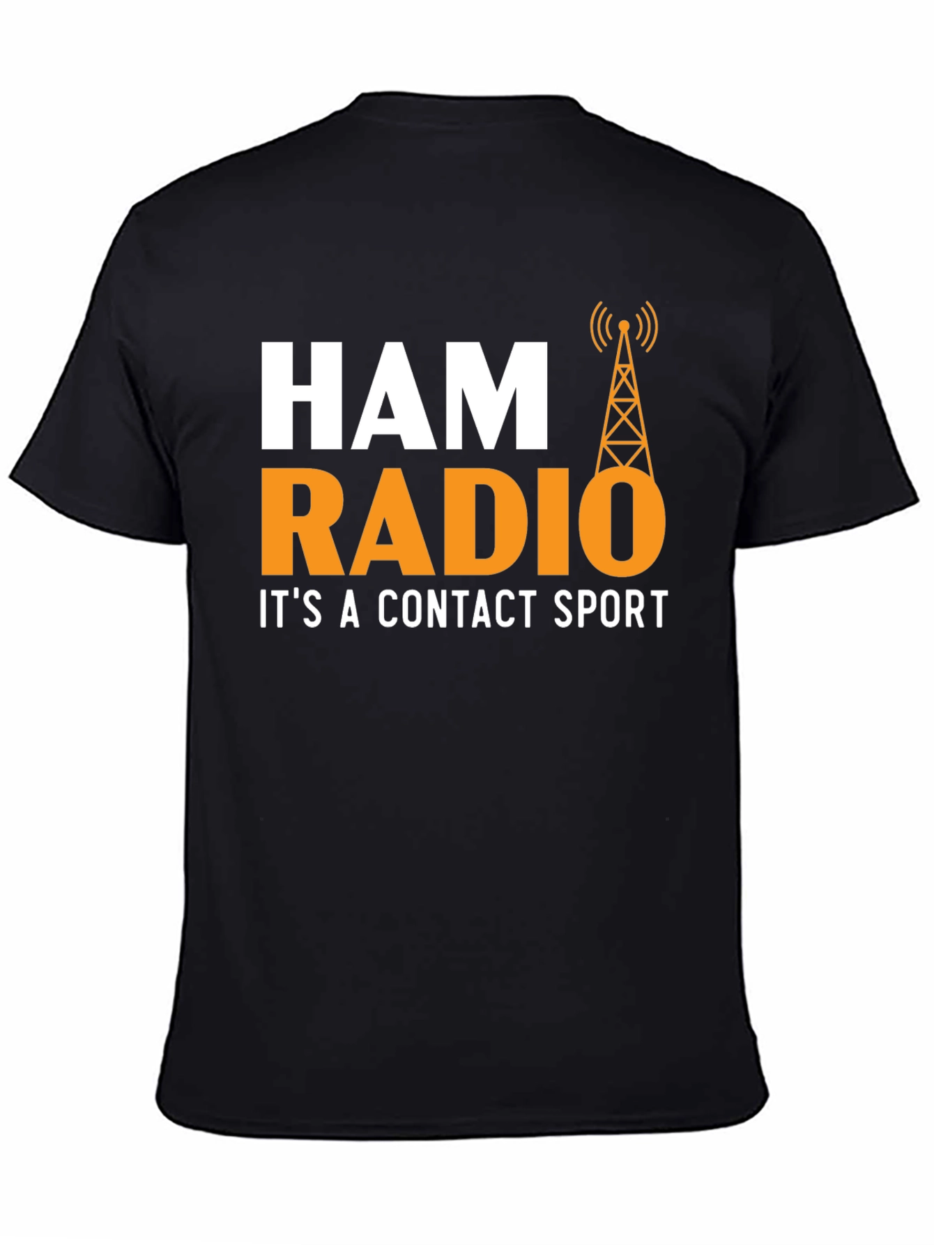 Ham Radio Contact Sport T-Shirt - Black