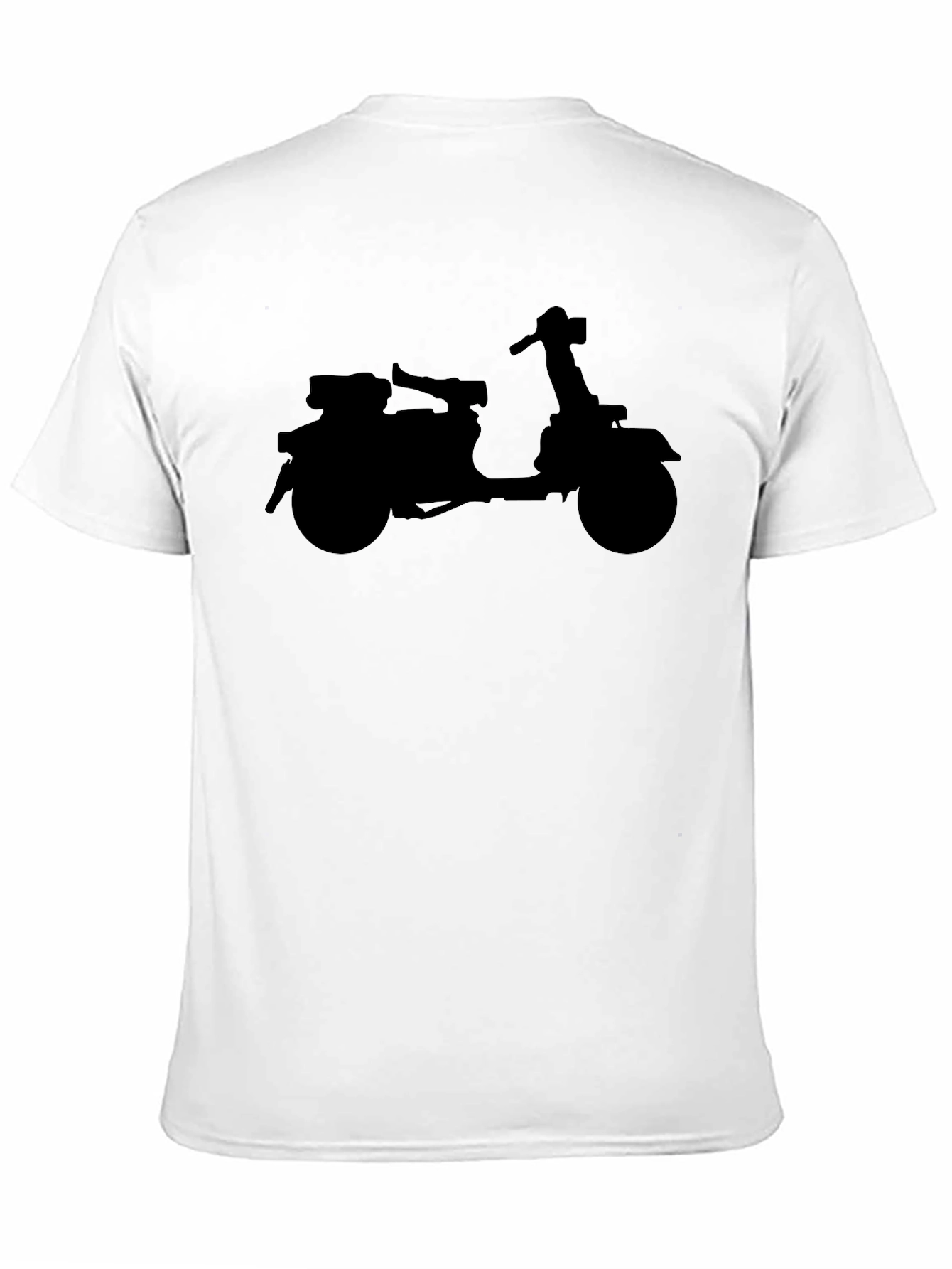 Scooter Silhouette T-Shirt - Classic Black Tee