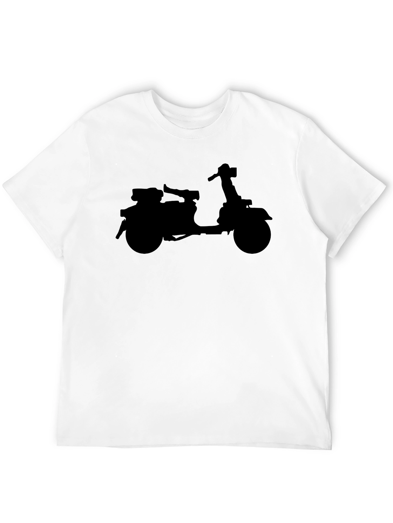 Scooter Silhouette T-Shirt - Classic Black Tee
