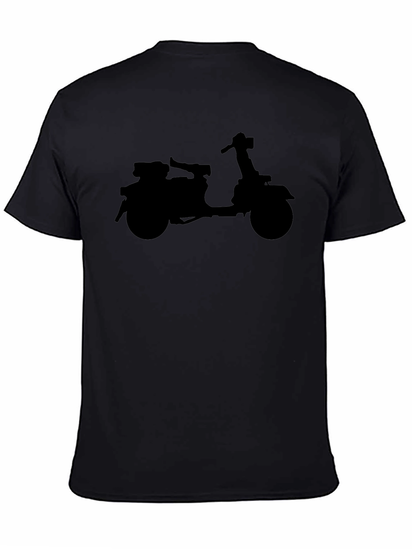 Scooter Silhouette T-Shirt - Classic Black Tee