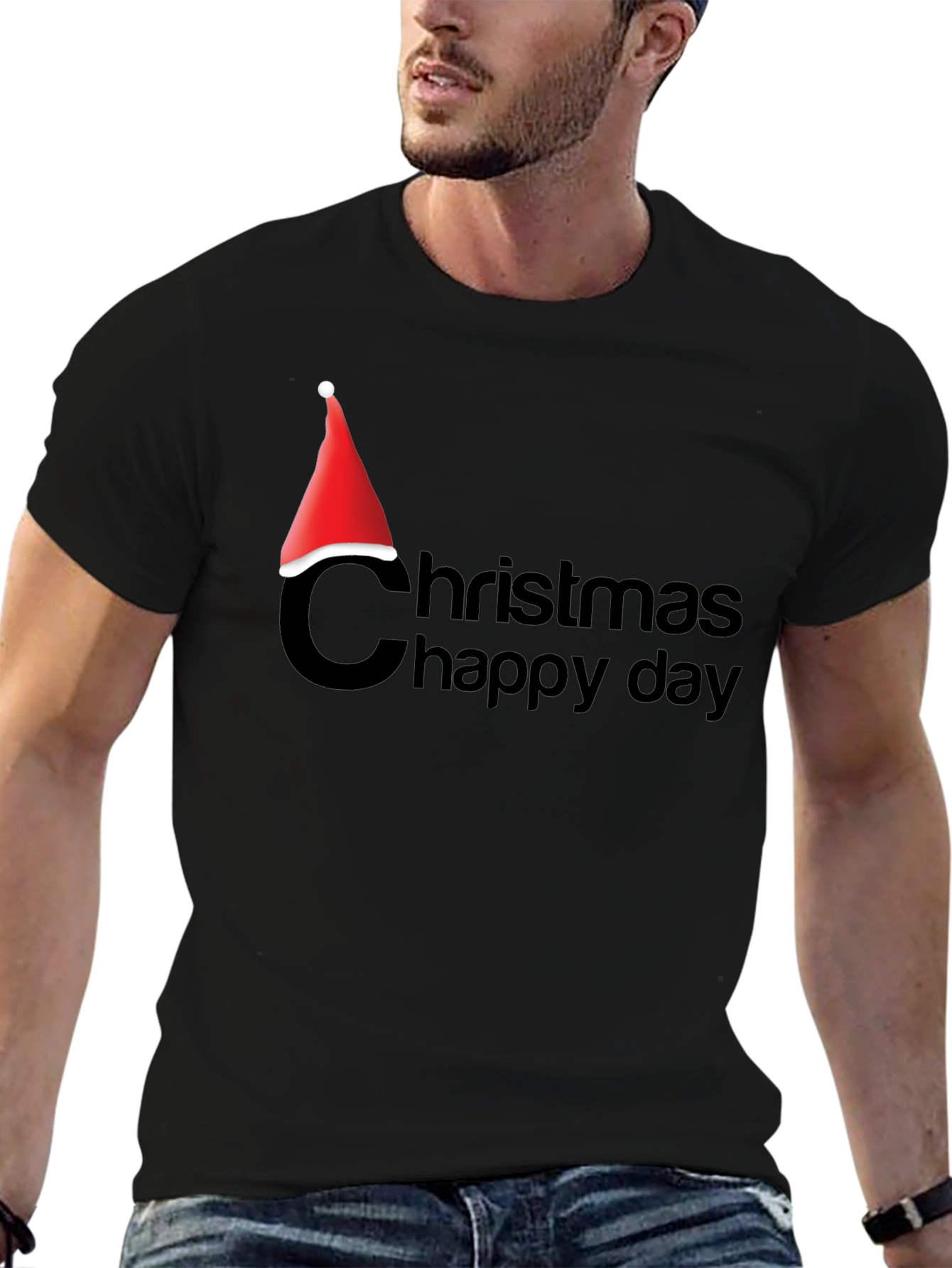 Christmas Happy Day Graphic Tee