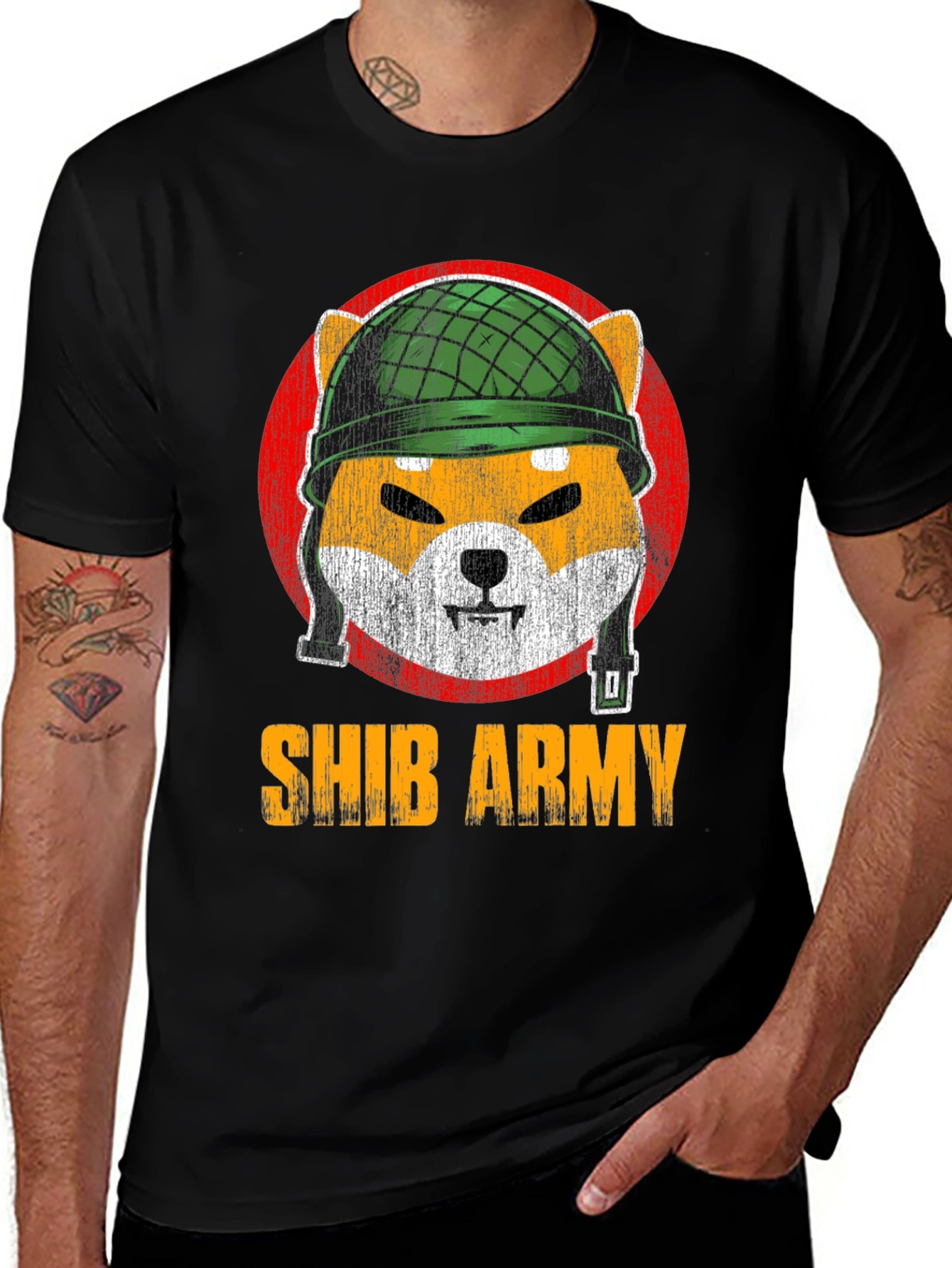 Shib Army T-Shirt - Shiba Inu Doge Crypto Tee