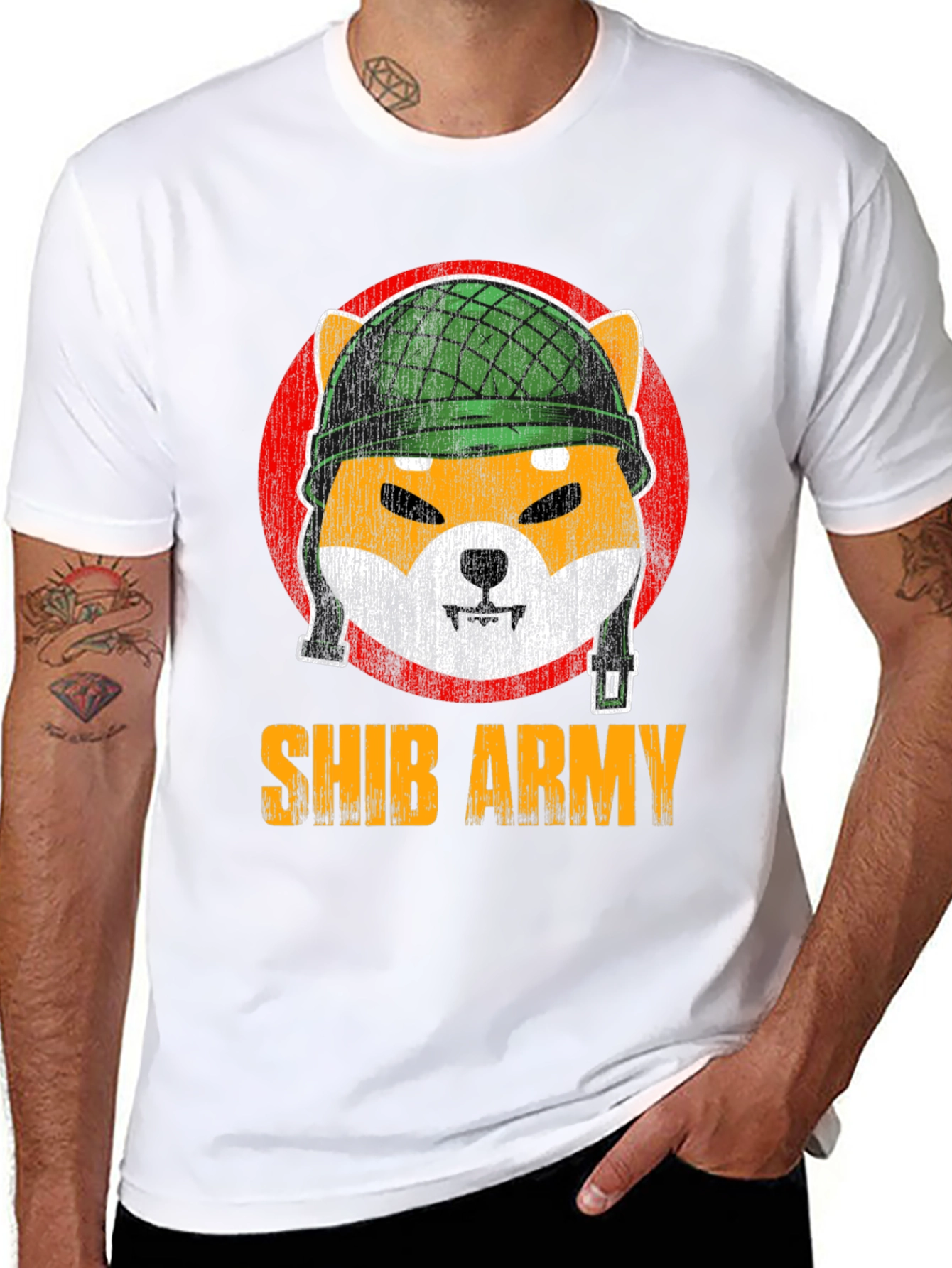 Shib Army T-Shirt - Shiba Inu Doge Crypto Tee