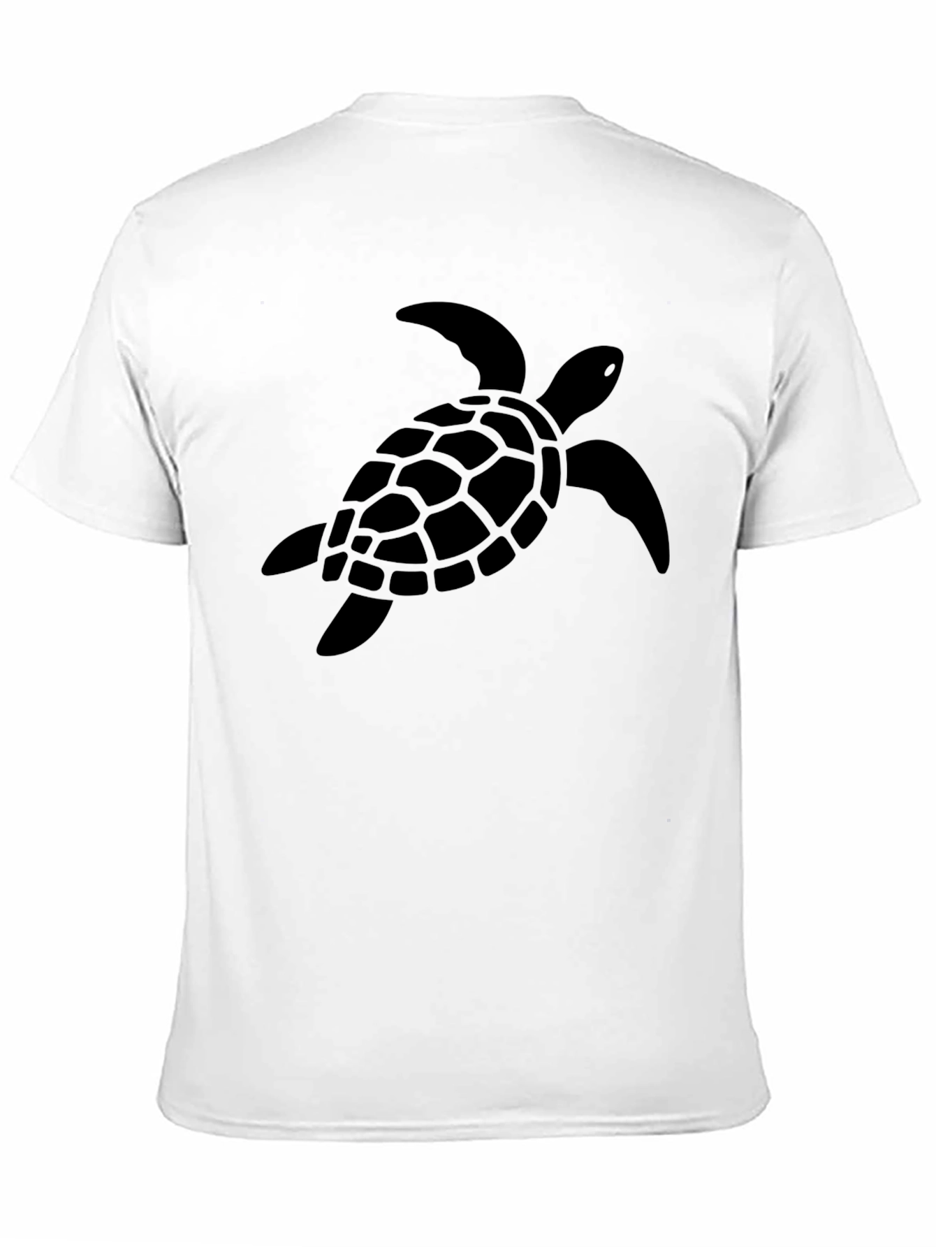 Black Turtle Graphic Tee - Casual Mens Shirt