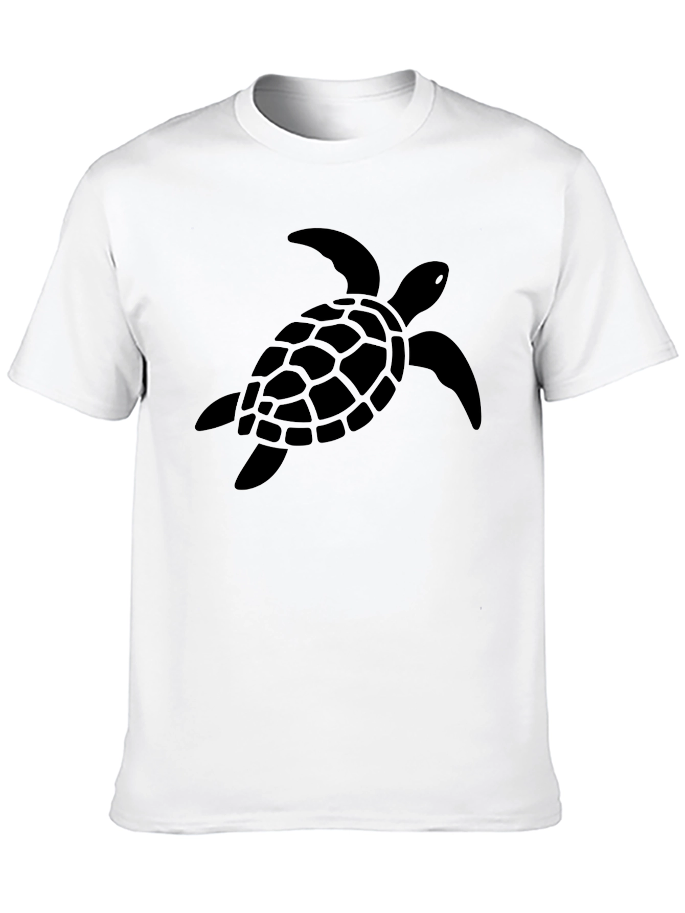 Black Turtle Graphic Tee - Casual Mens Shirt