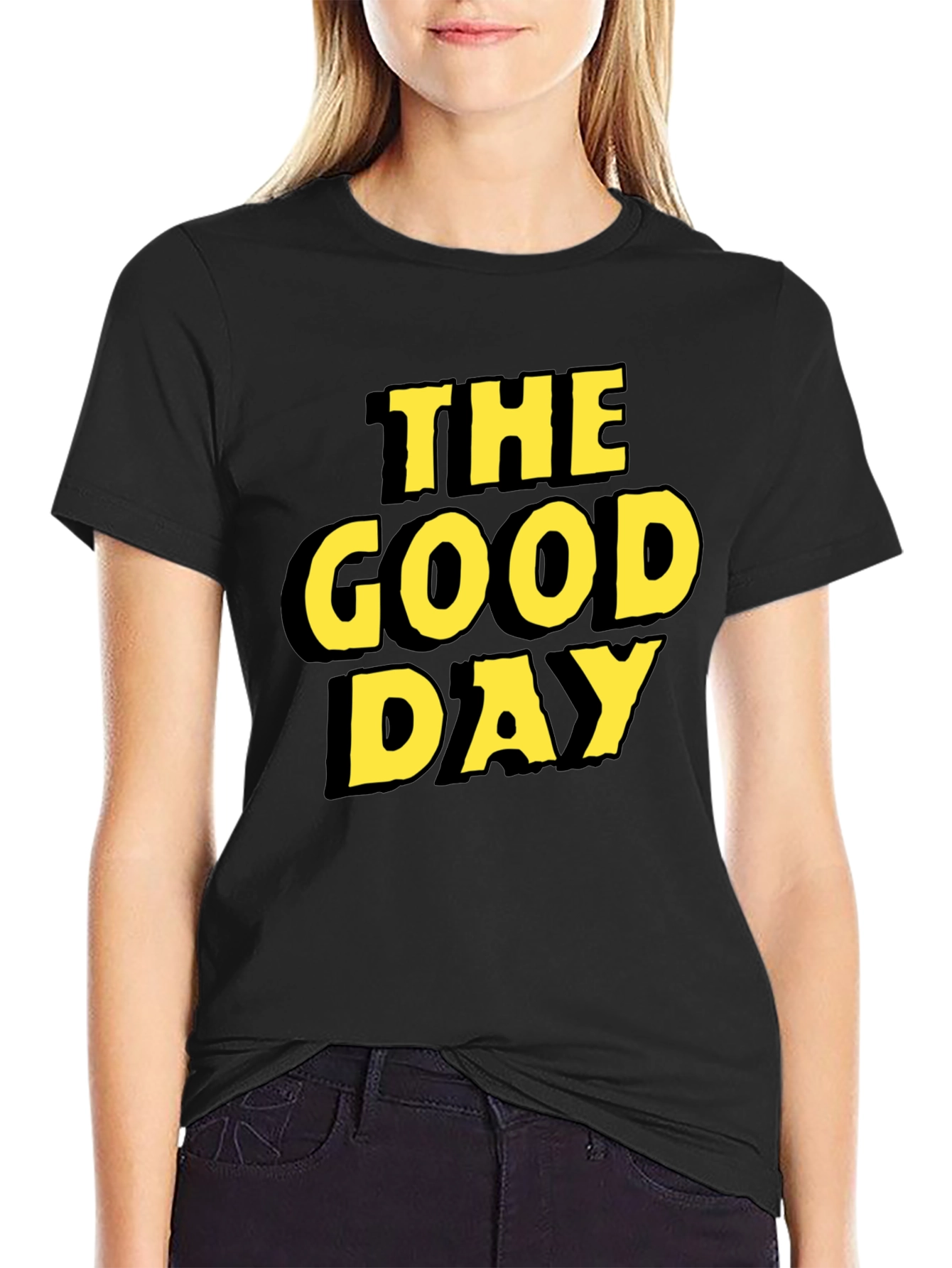 The Good Day Black T-Shirt