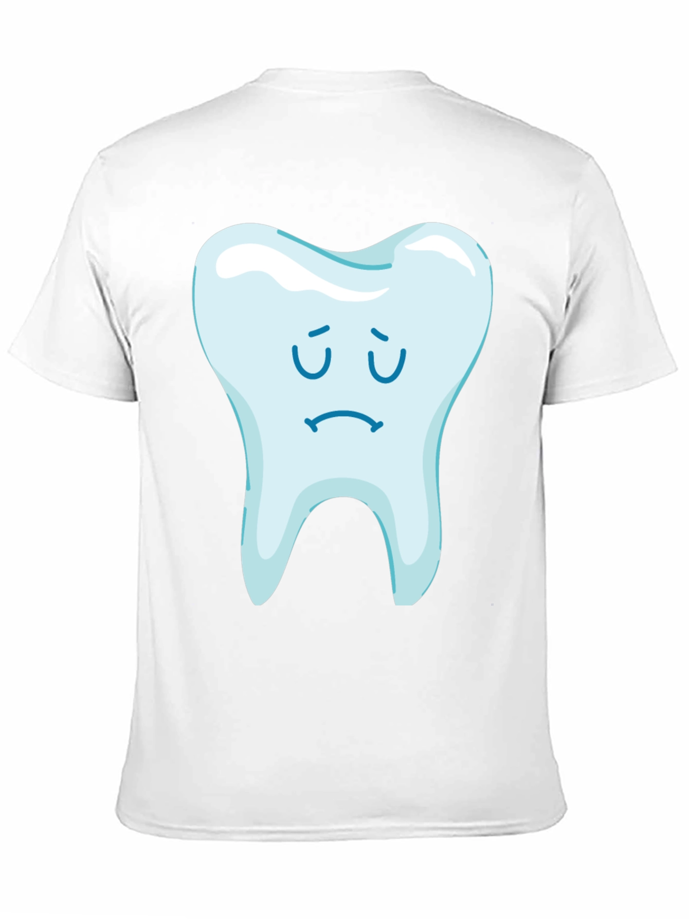 Sad Tooth Graphic Tee - Black Cotton T-Shirt