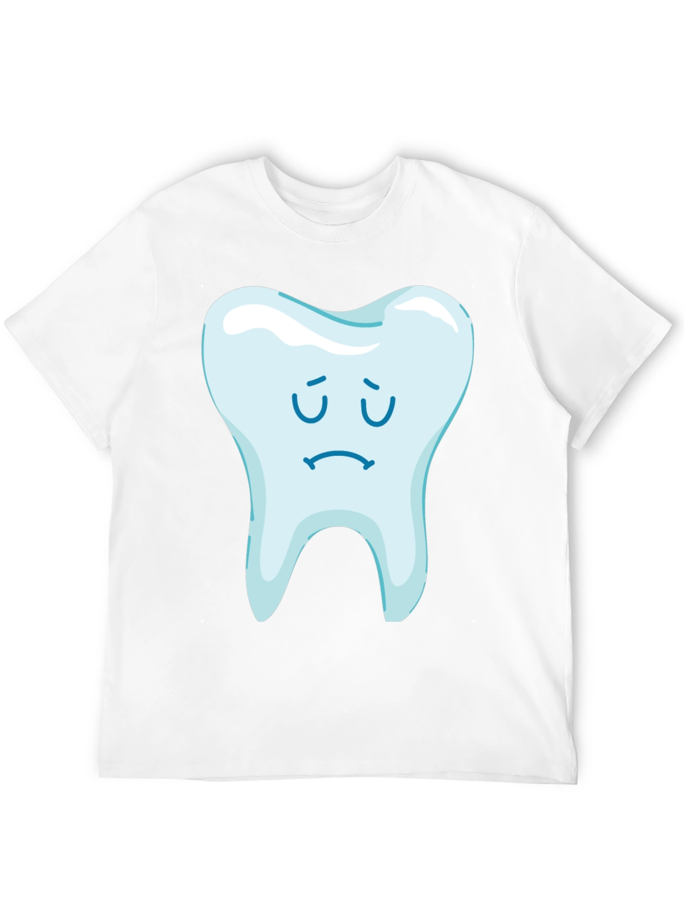 Sad Tooth Graphic Tee - Black Cotton T-Shirt