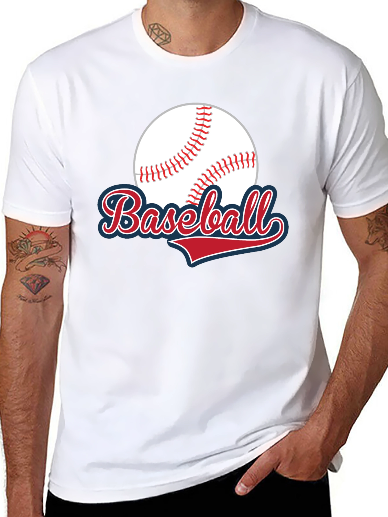 Baseball Graphic T-Shirt - Classic Design