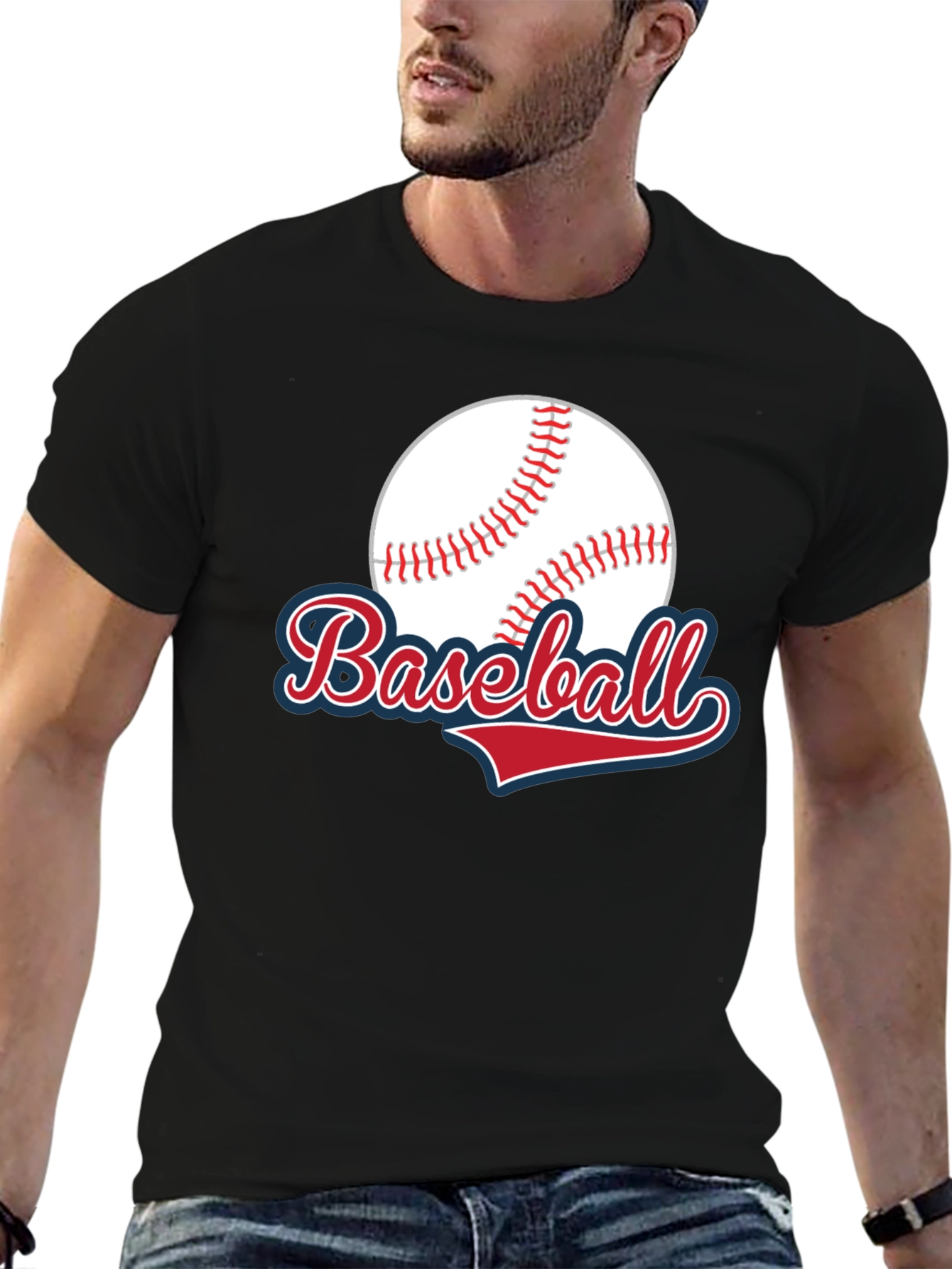 Baseball Graphic T-Shirt - Classic Design