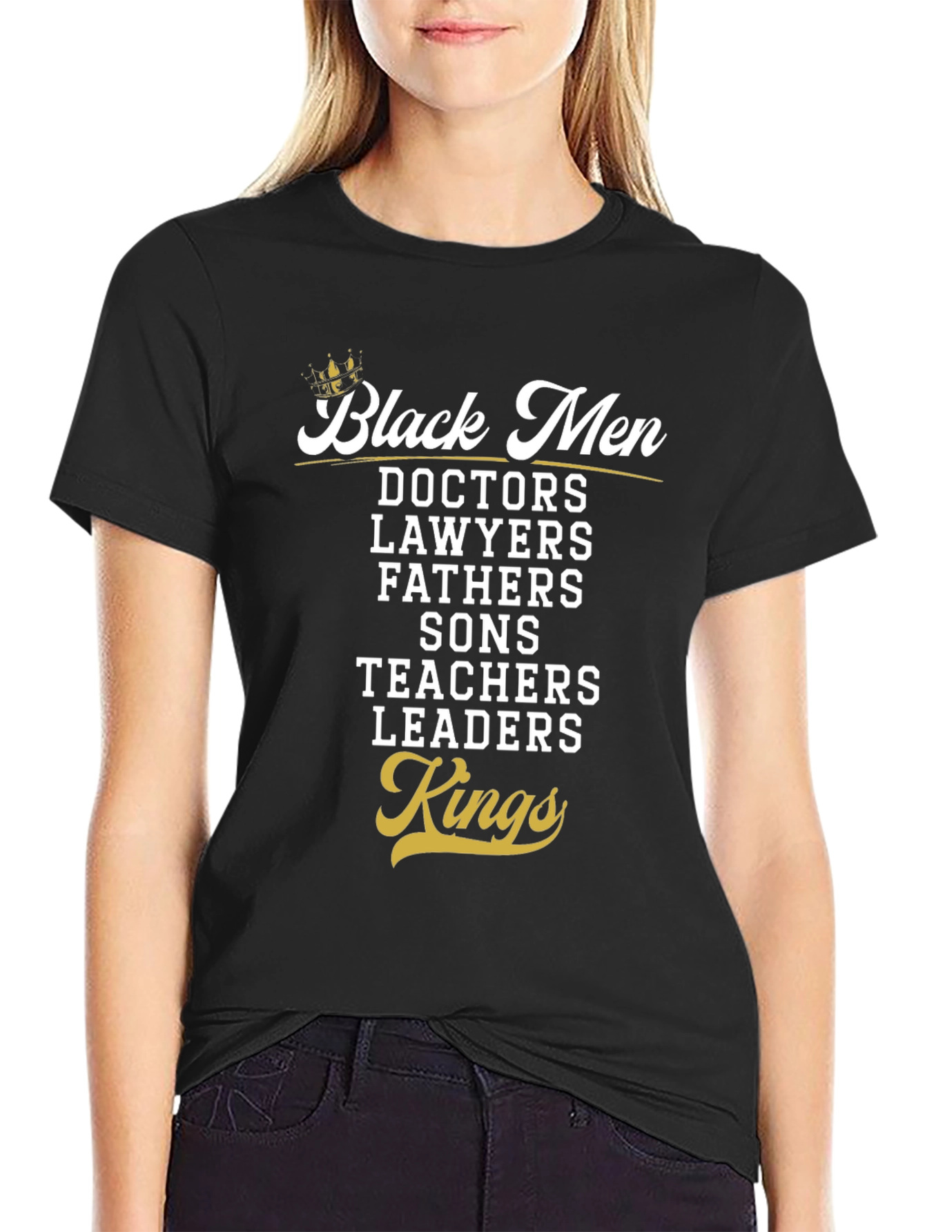 Black Men: Doctors Lawyers Fathers T-Shirt
