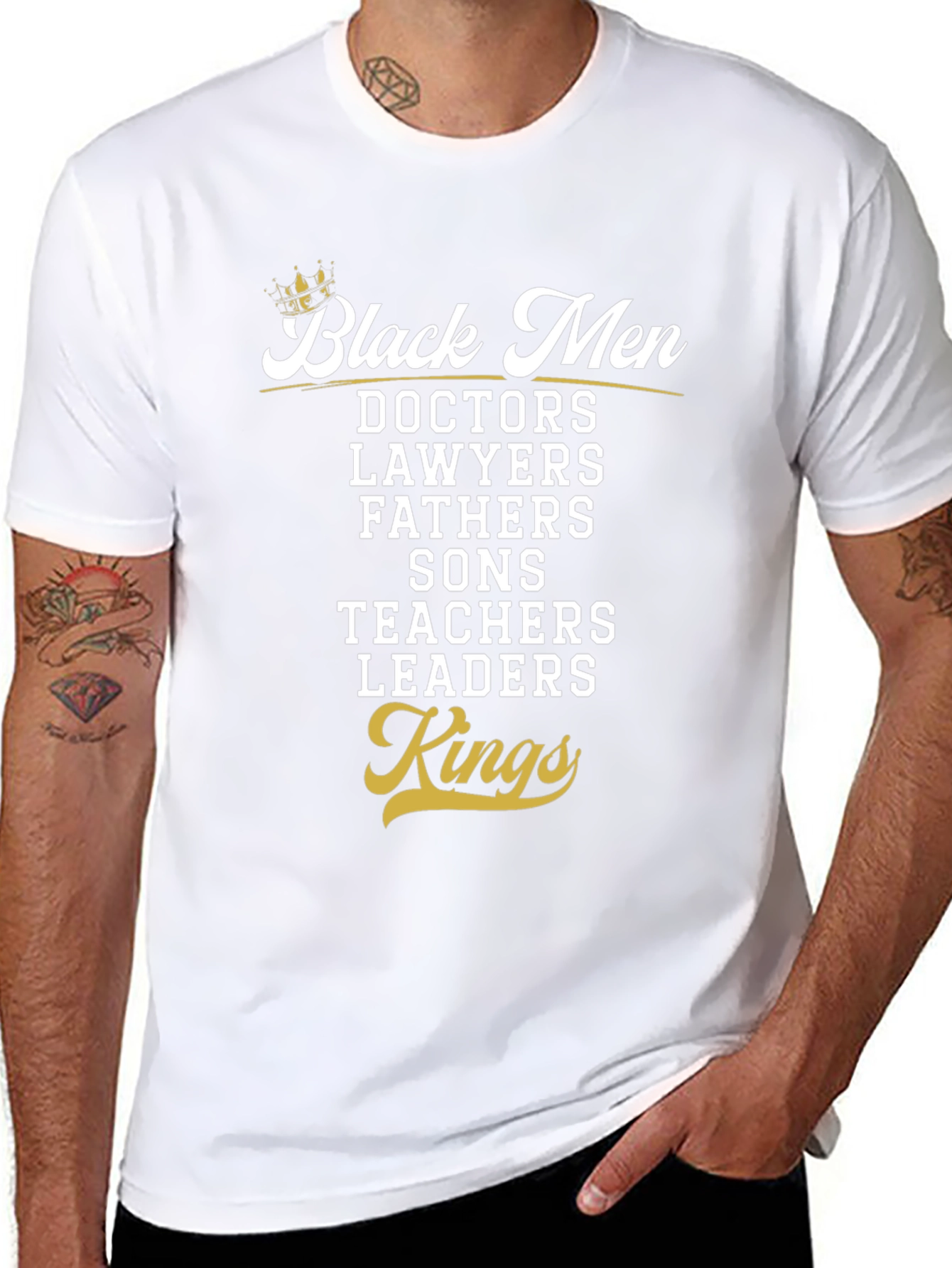 Black Men: Doctors Lawyers Fathers T-Shirt