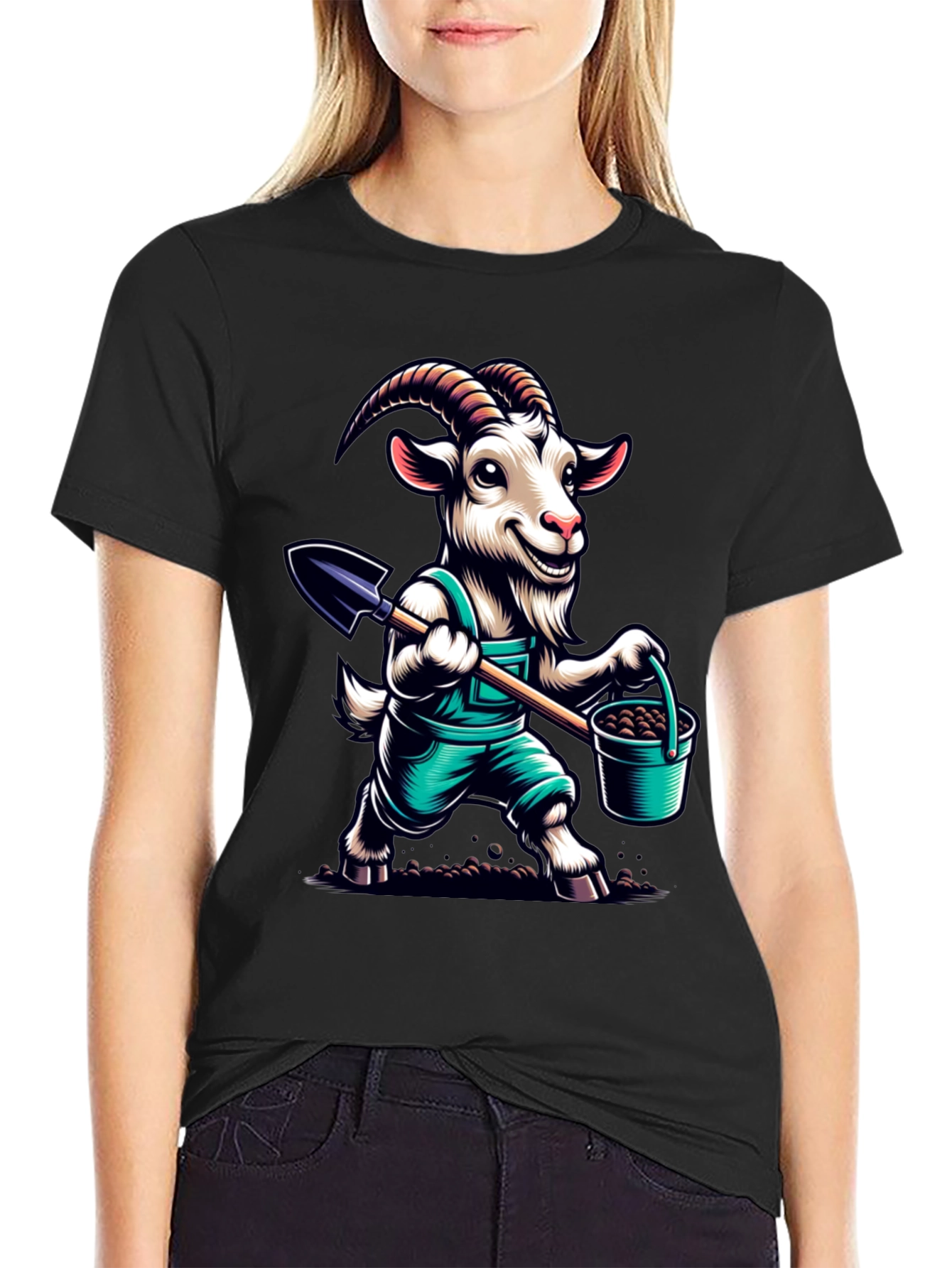 Goat Gardener Graphic Tee