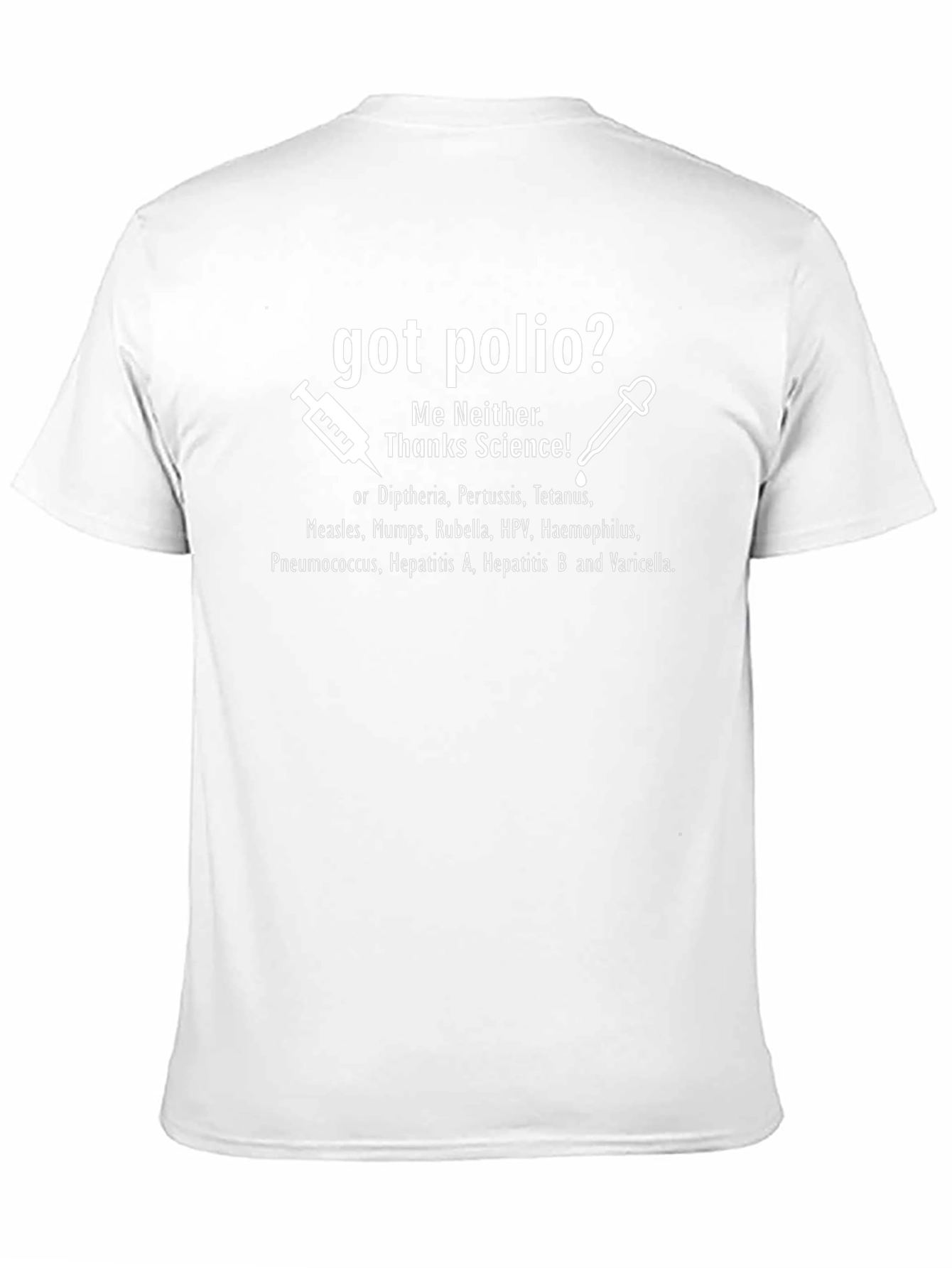 Got Polio? Science T-Shirt - Vaccine Awareness Tee
