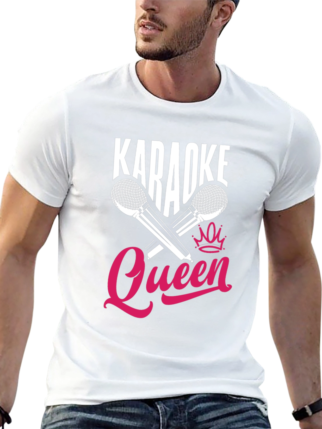 Karaoke Queen Black T-Shirt - Sing Your Heart Out!