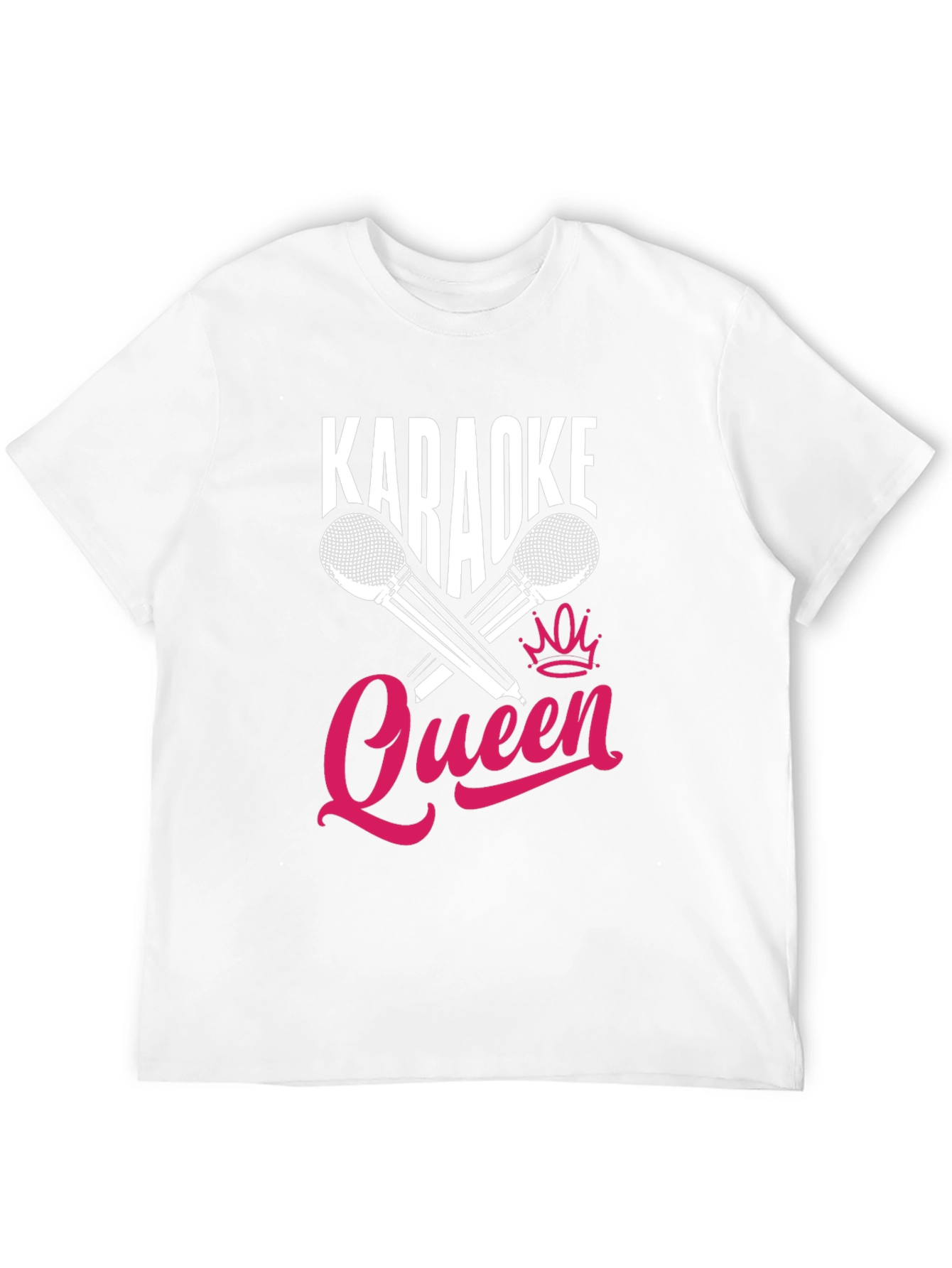 Karaoke Queen Black T-Shirt - Sing Your Heart Out!