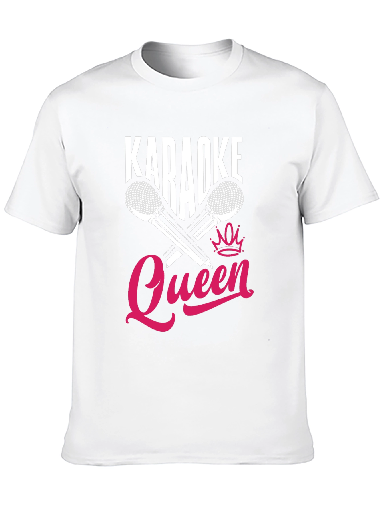 Karaoke Queen Black T-Shirt - Sing Your Heart Out!