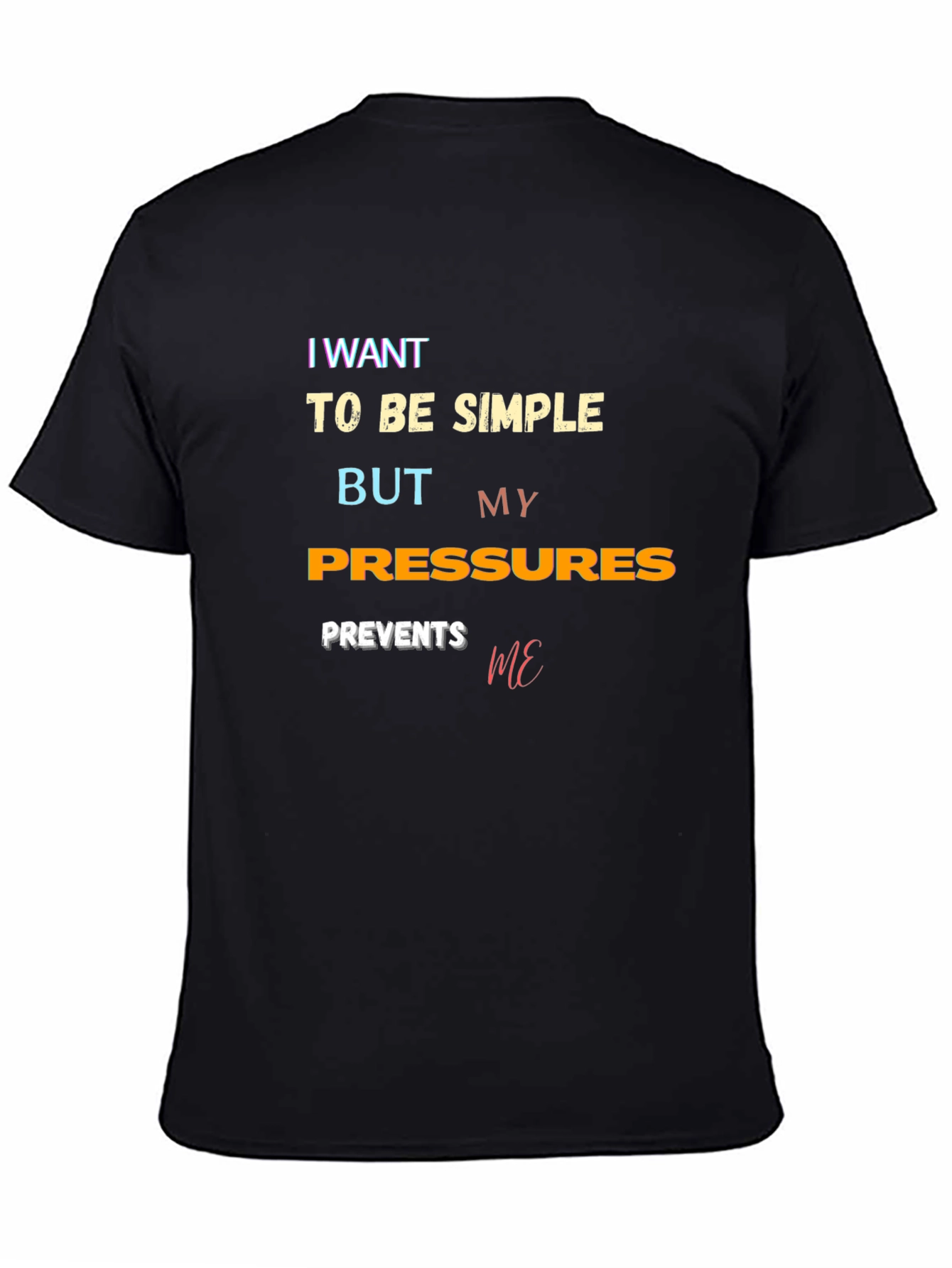 Simple Pressures Graphic Tee - Trendy Style