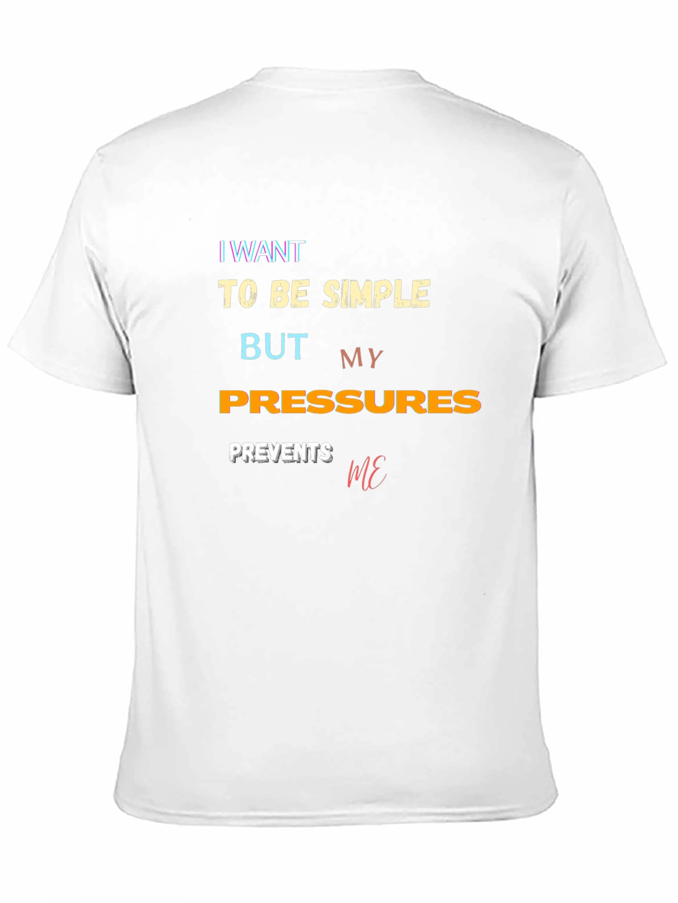 Simple Pressures Graphic Tee - Trendy Style