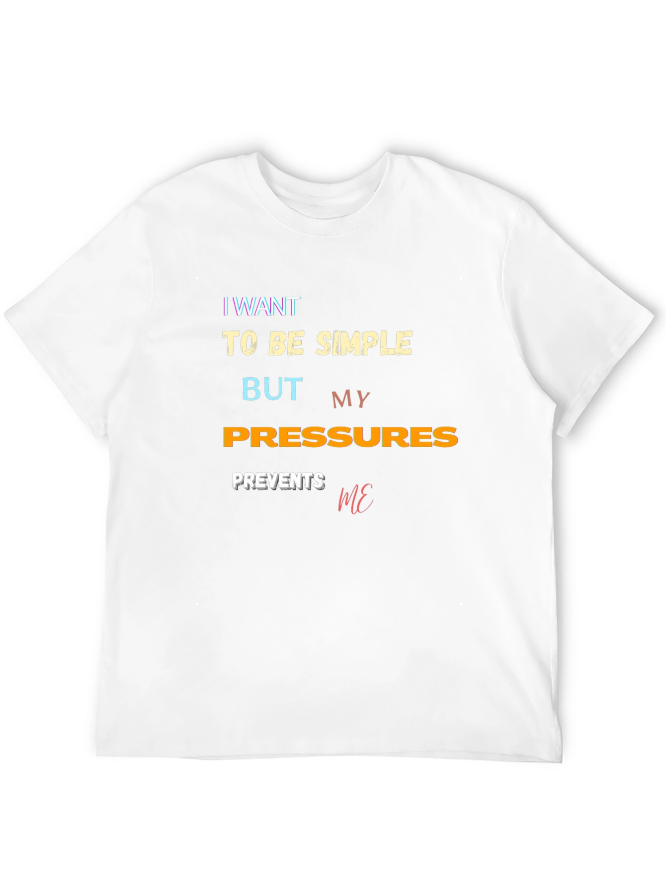 Simple Pressures Graphic Tee - Trendy Style