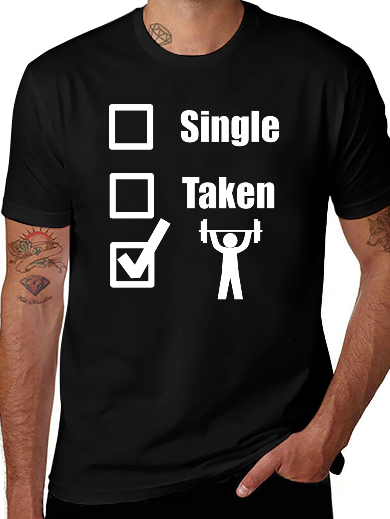 Single Taken Weightlifting T-Shirt