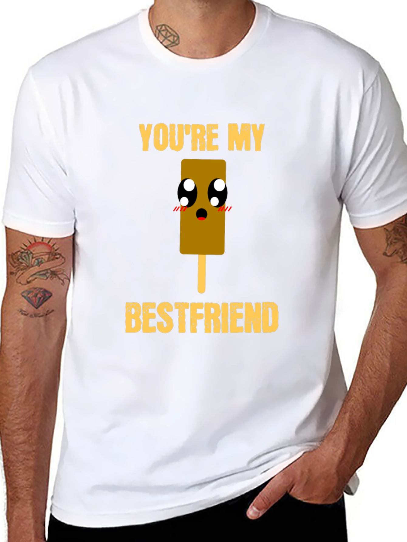 Cute Kawaii Popsicle Bestfriend T-Shirt