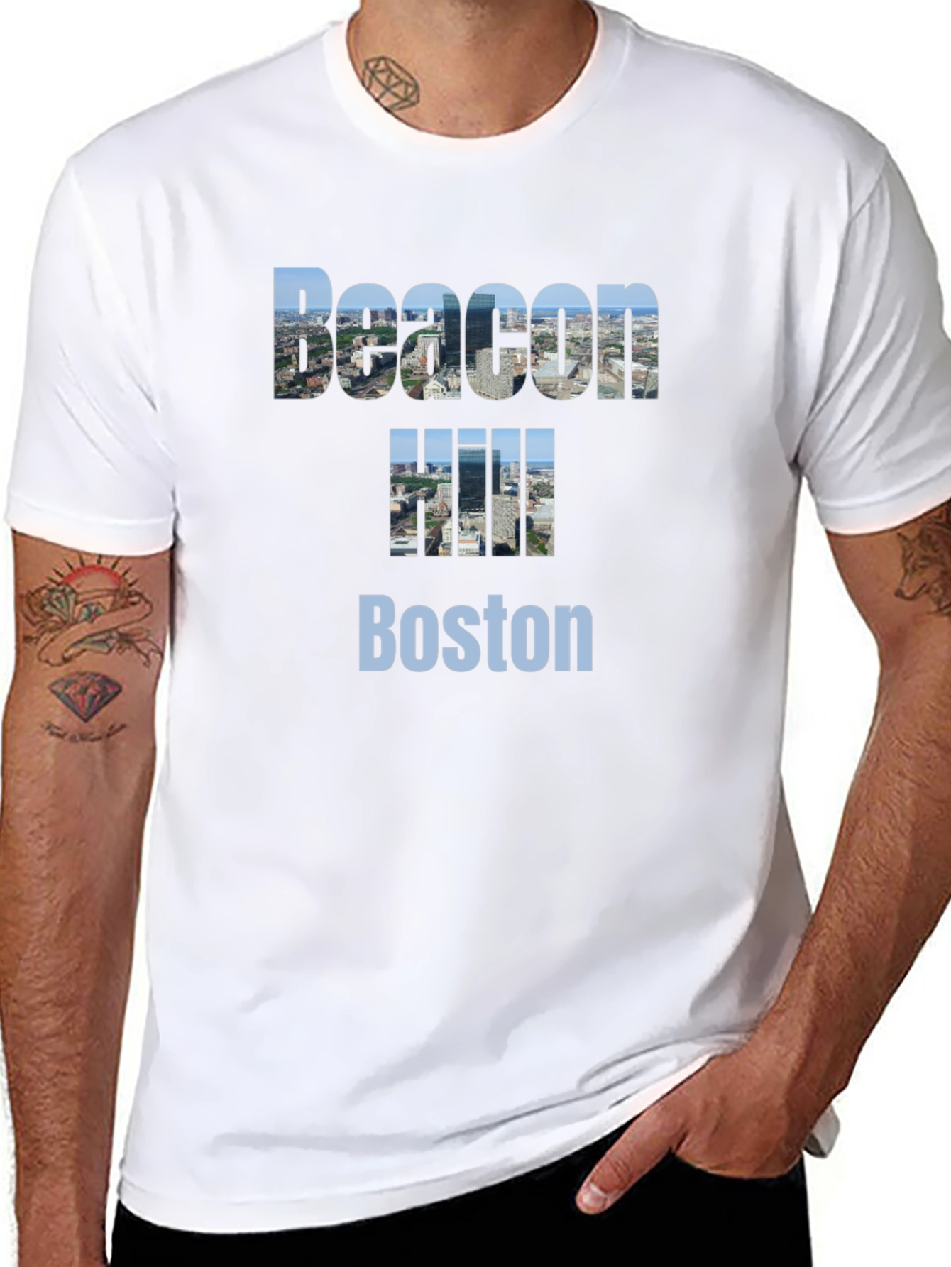 Beacon Hill Boston Graphic T-Shirt