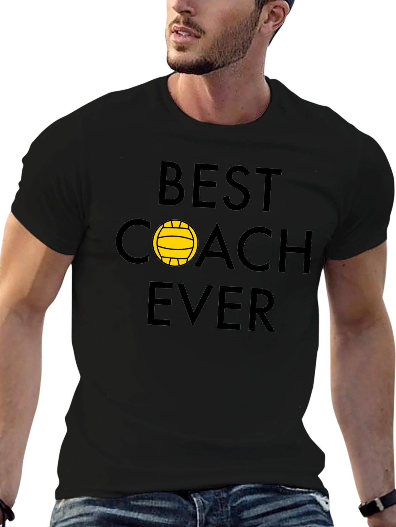 Best Coach Ever T-Shirt - Water Polo Design