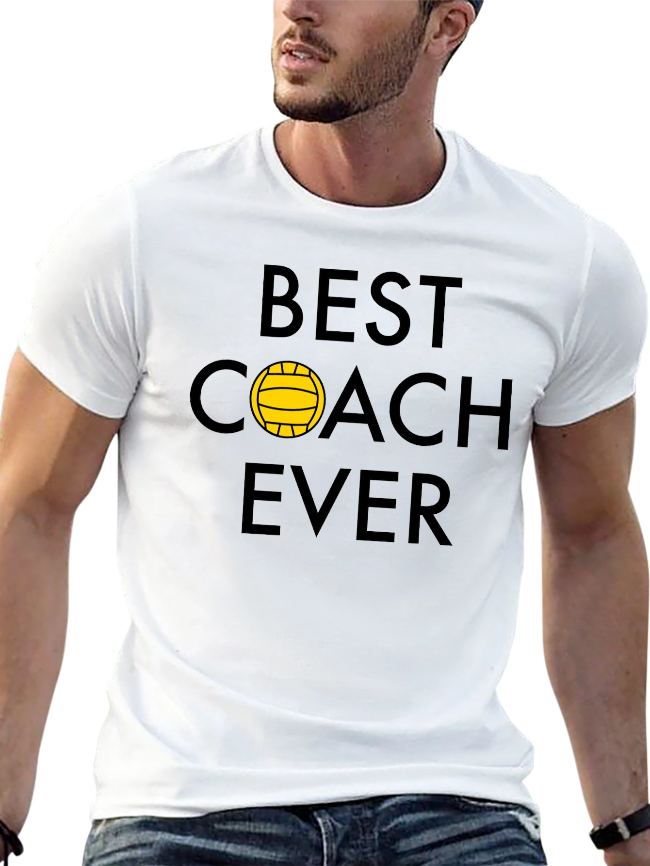 Best Coach Ever T-Shirt - Water Polo Design