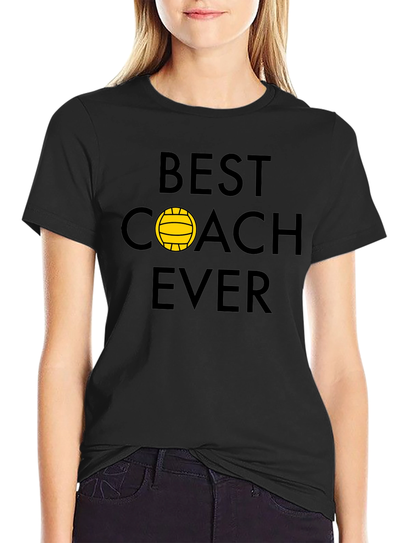 Best Coach Ever T-Shirt - Water Polo Design