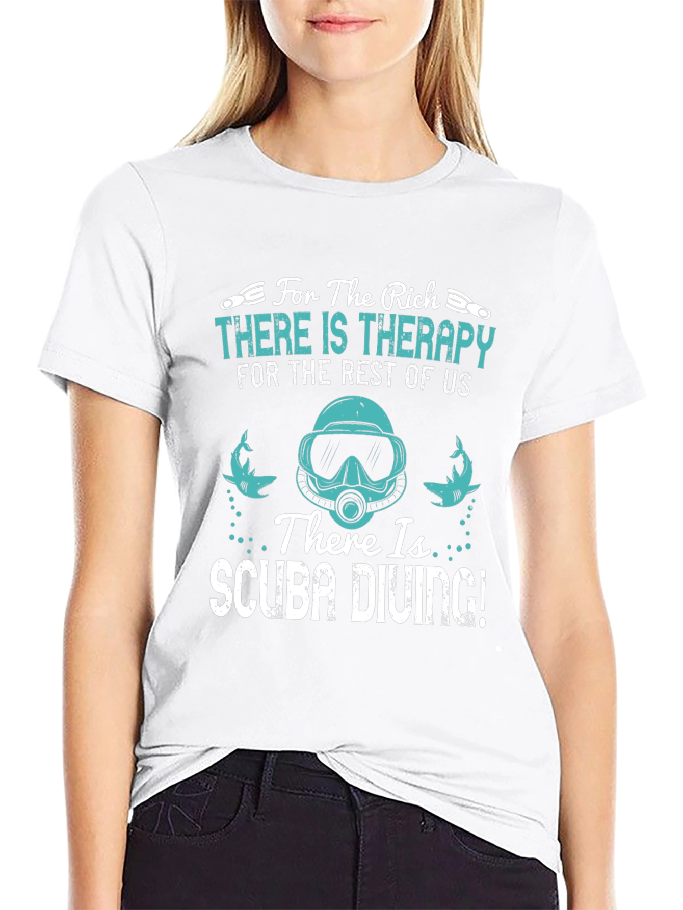 Funny Scuba Diving T-Shirt: Therapy Alternative