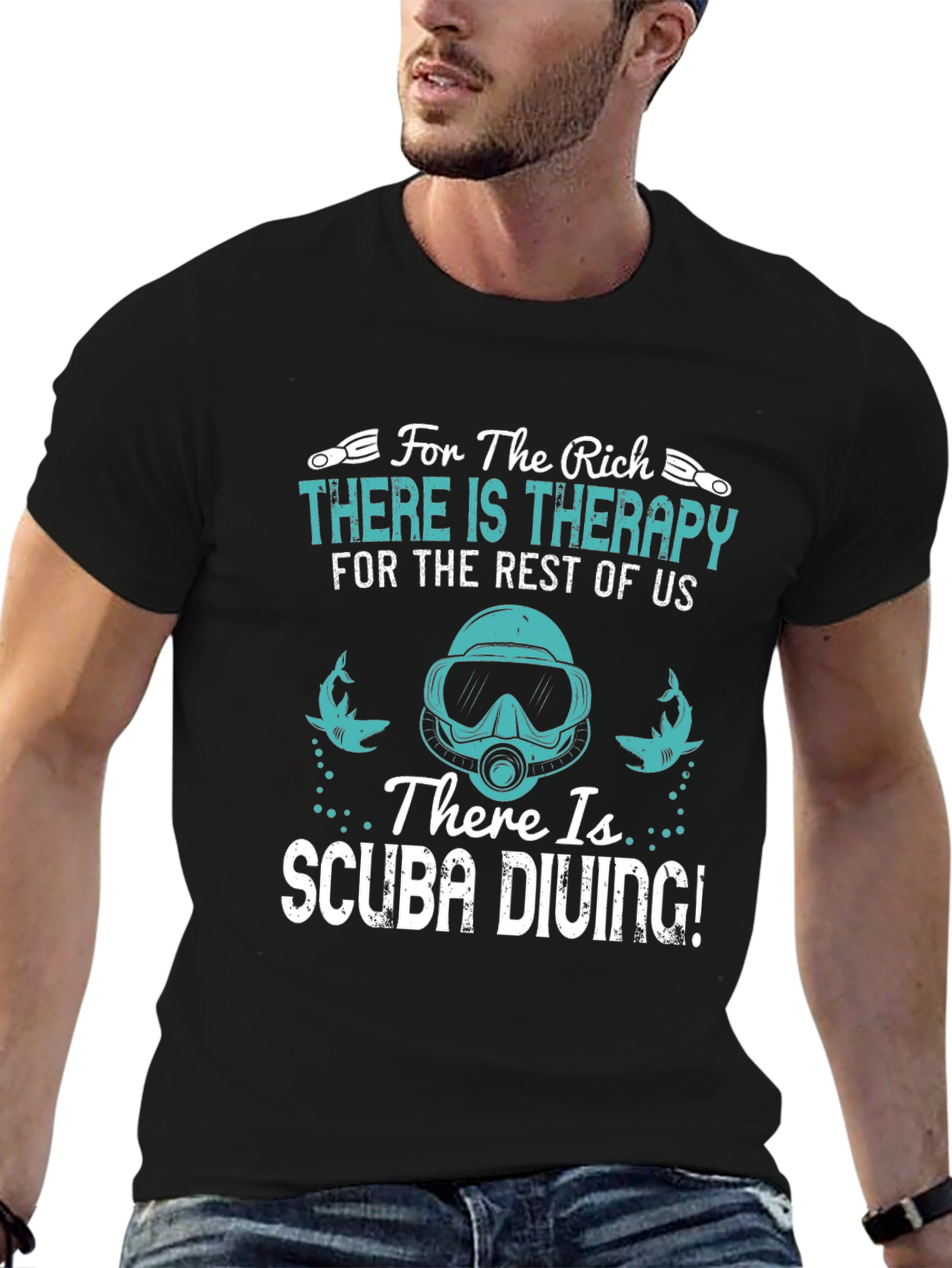 Funny Scuba Diving T-Shirt: Therapy Alternative