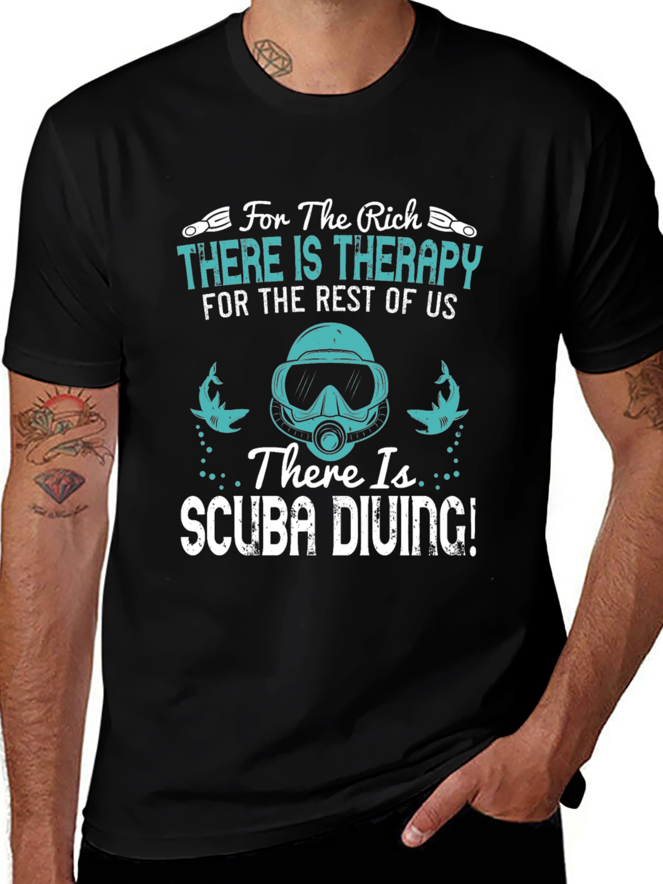 Funny Scuba Diving T-Shirt: Therapy Alternative