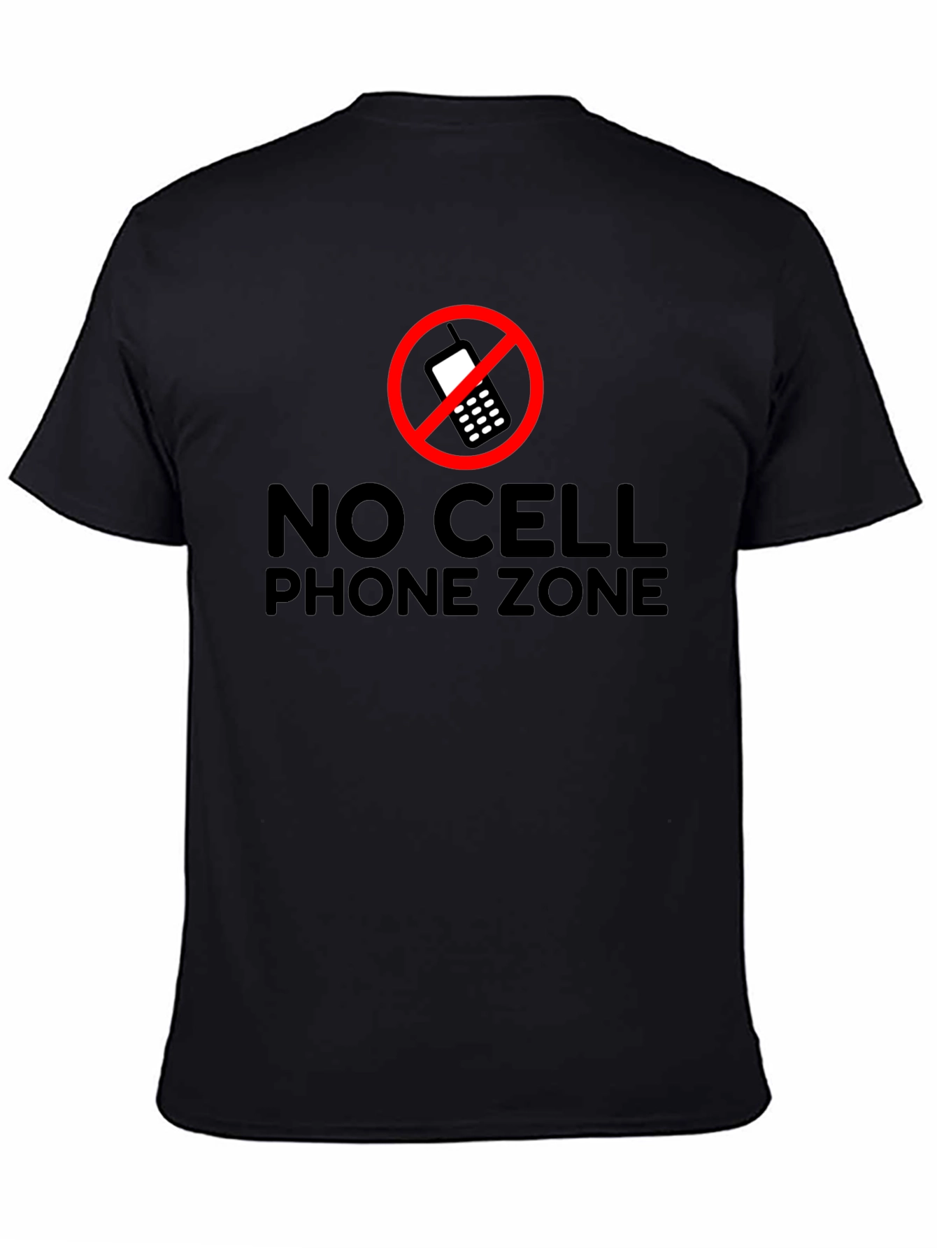 No Cell Phone Zone Graphic T-Shirt