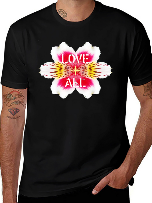 Love is All Flower Graphic T-Shirt