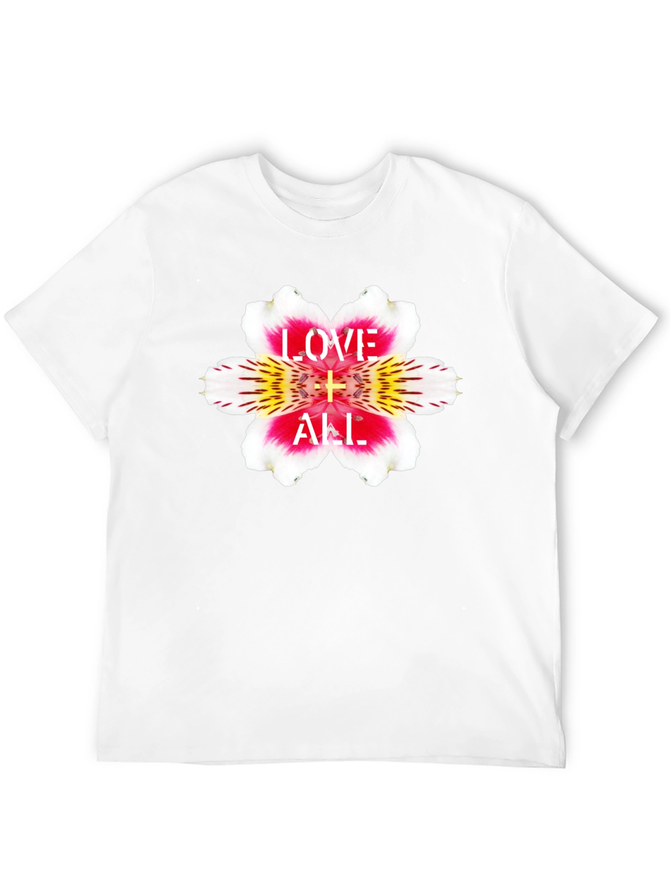 Love is All Flower Graphic T-Shirt