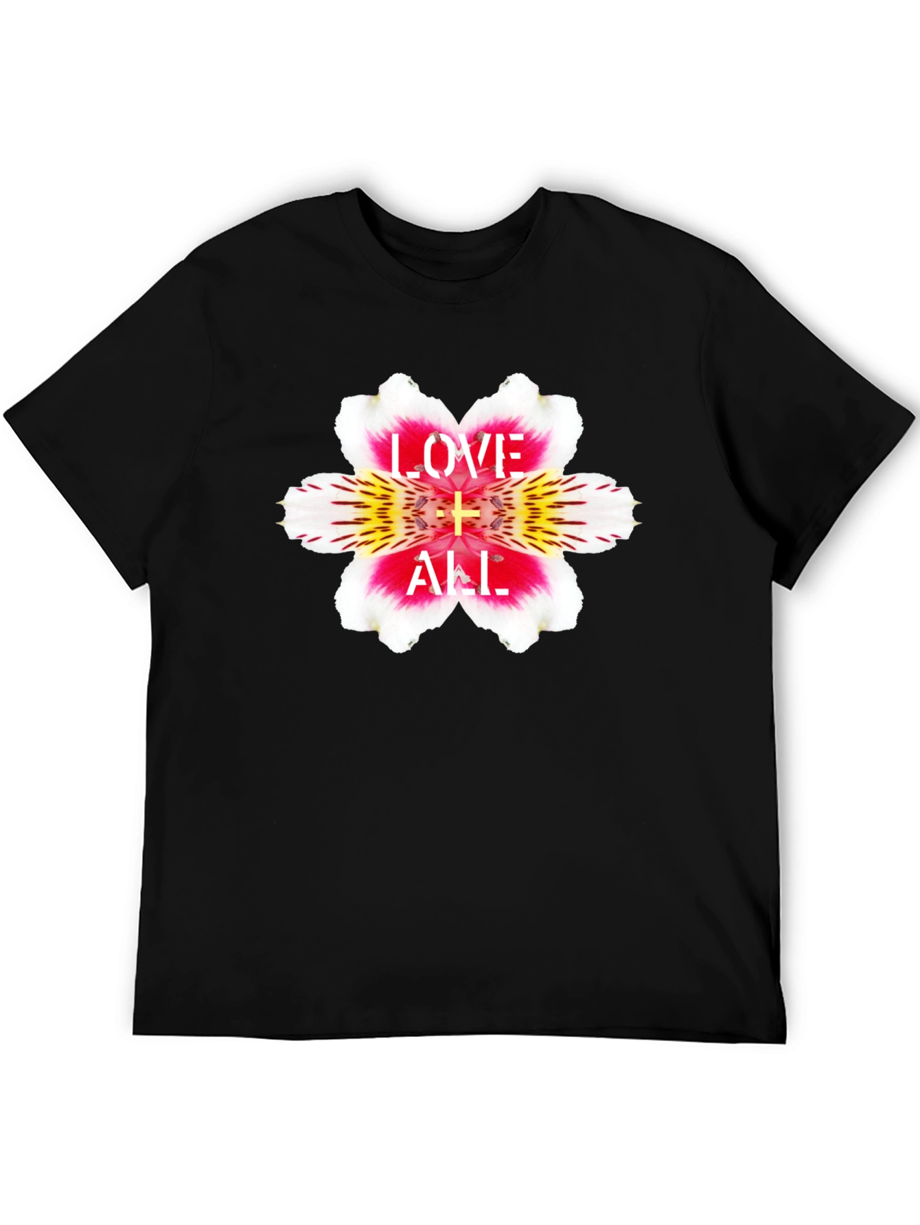 Love is All Flower Graphic T-Shirt