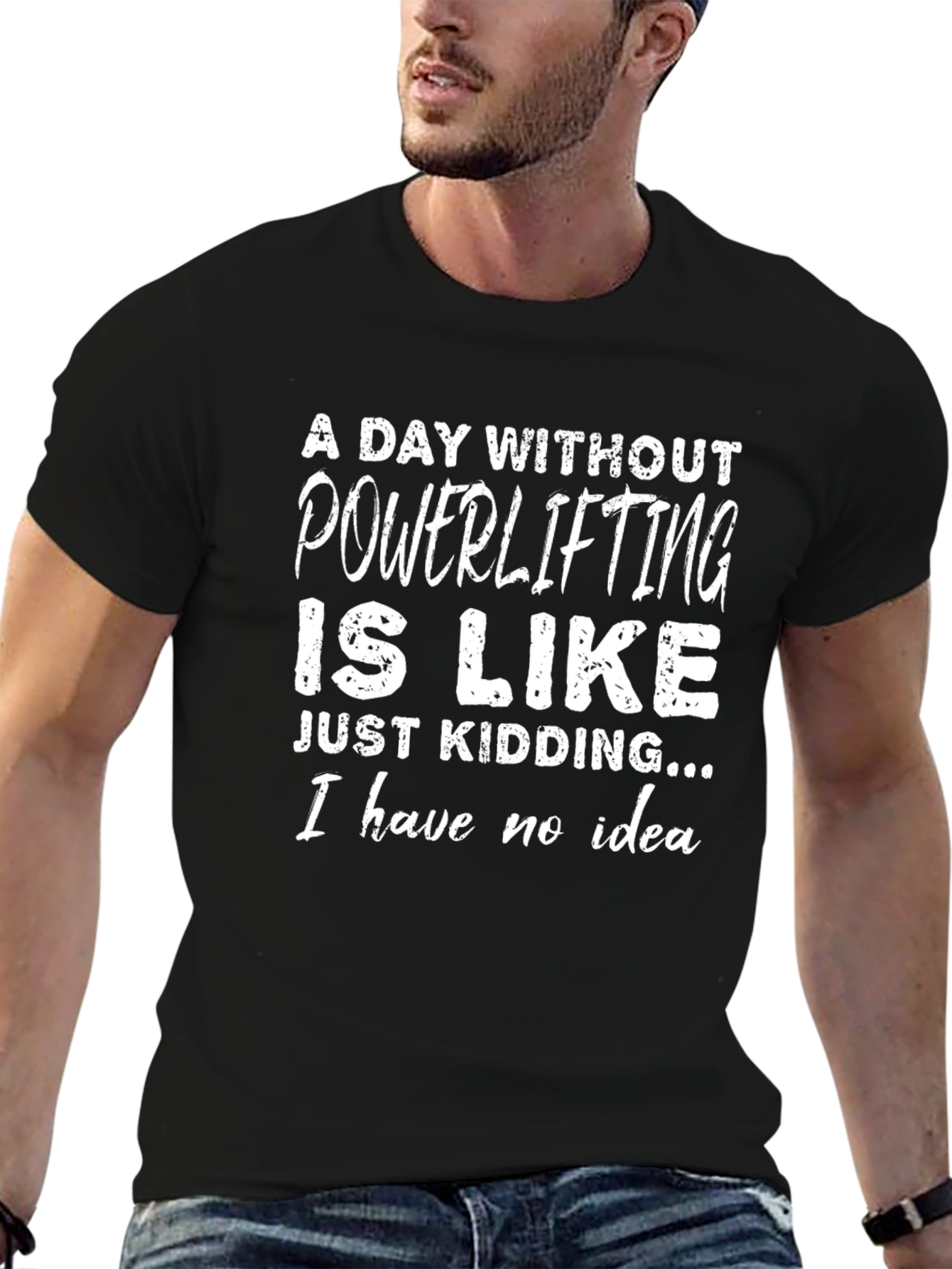 Powerlifting T-Shirt - Funny Workout Gym Tee
