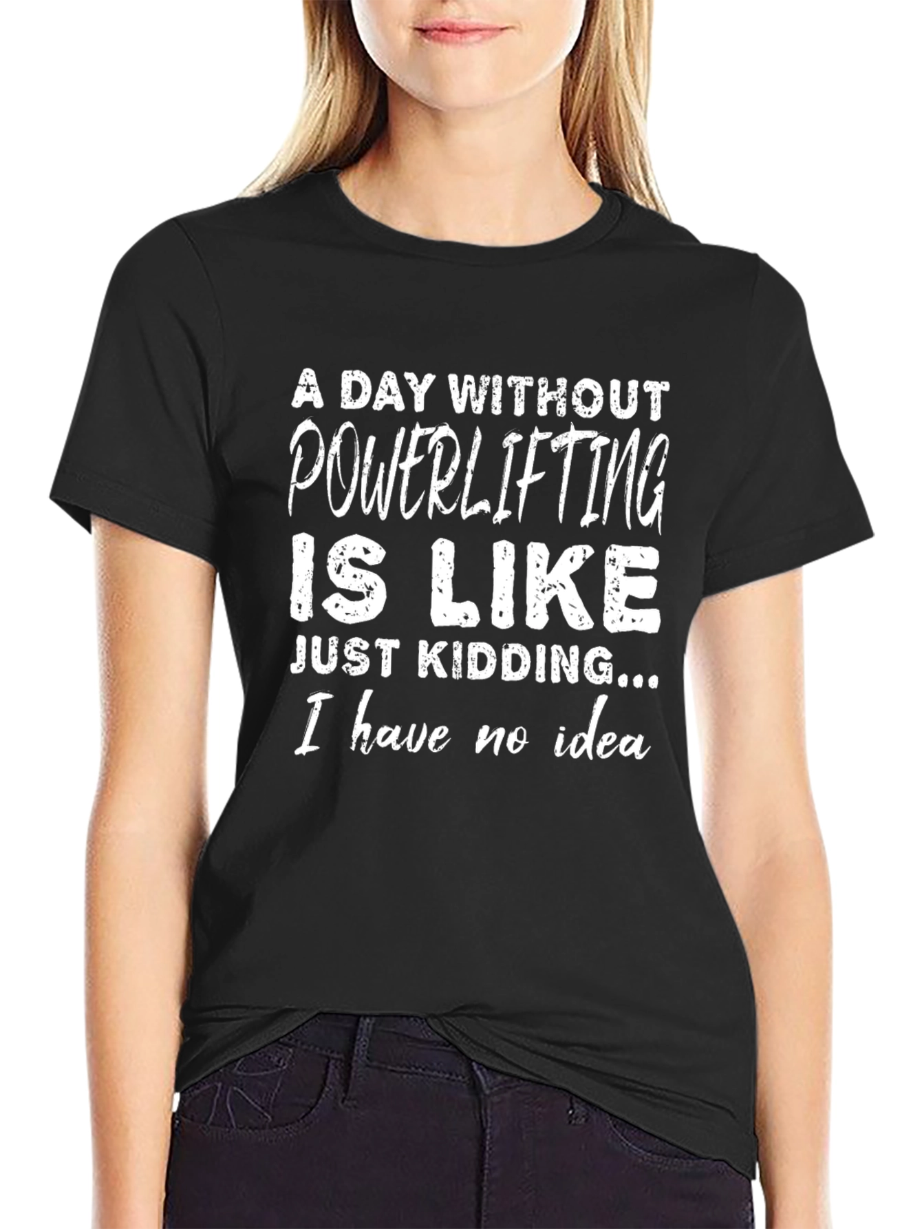 Powerlifting T-Shirt - Funny Workout Gym Tee