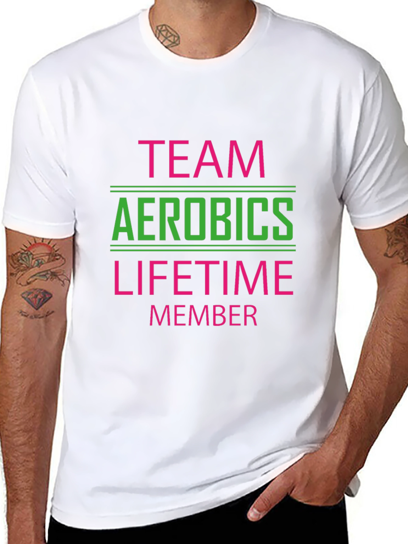 Team Aerobics Lifetime Member Graphic Tee