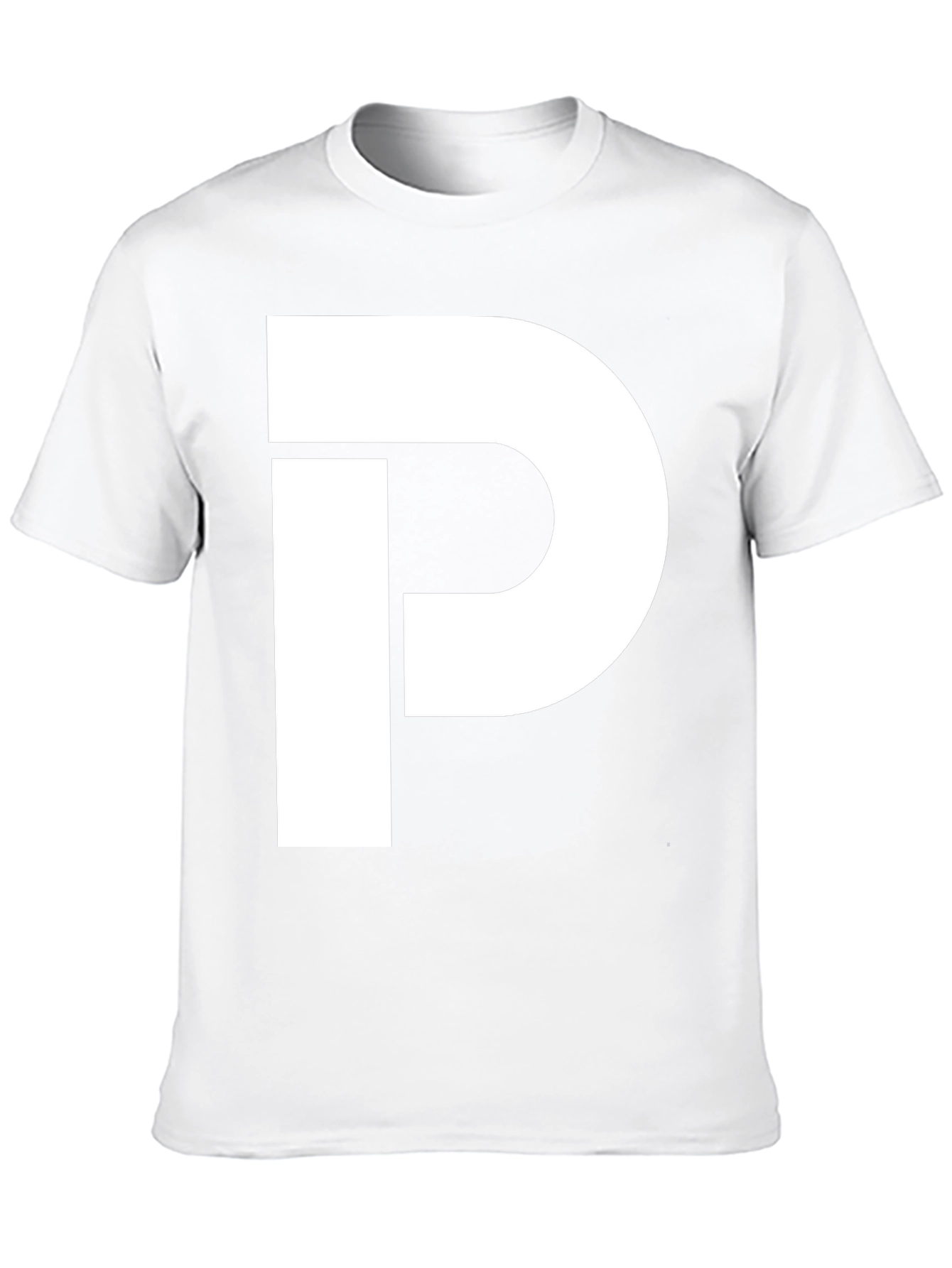 Bold P Graphic Tee - Black Casual Comfort
