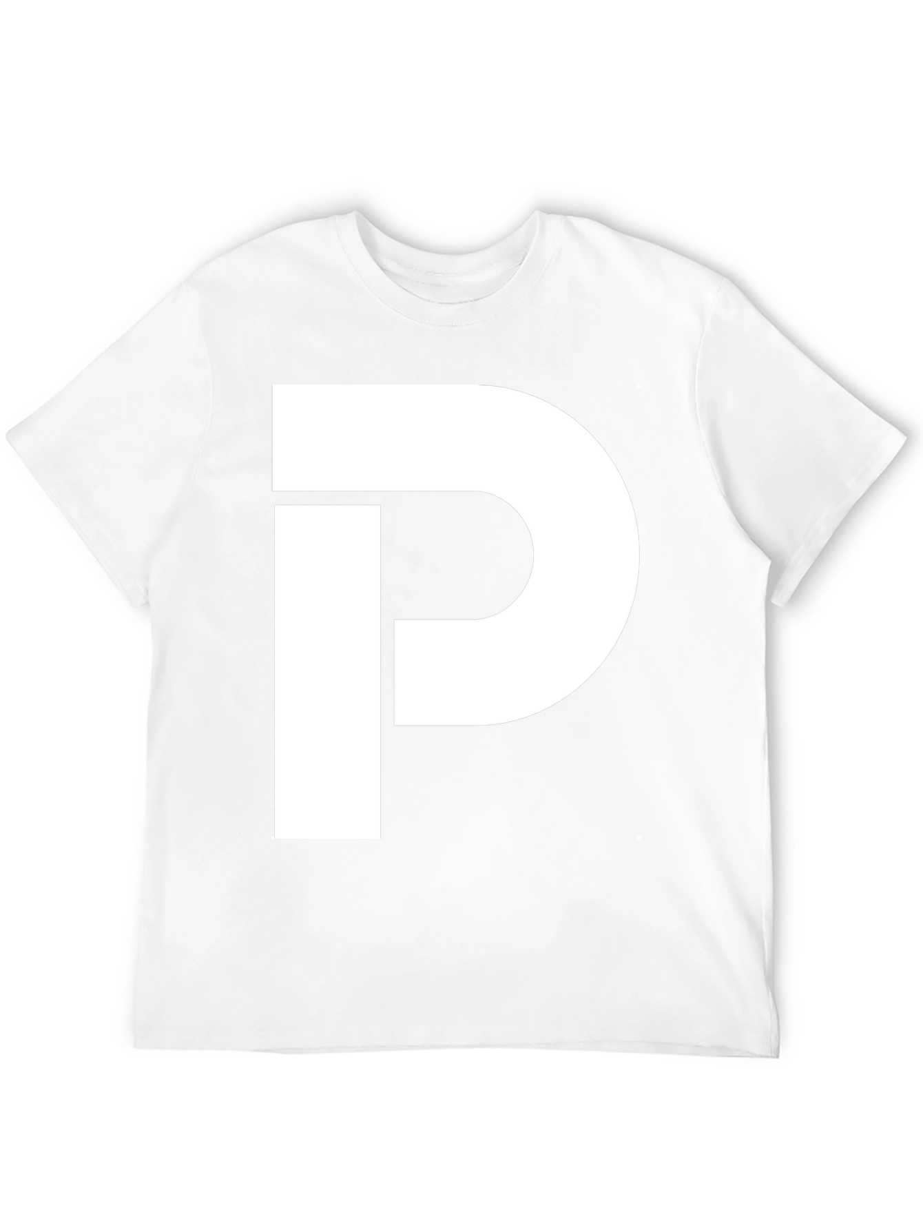 Bold P Graphic Tee - Black Casual Comfort