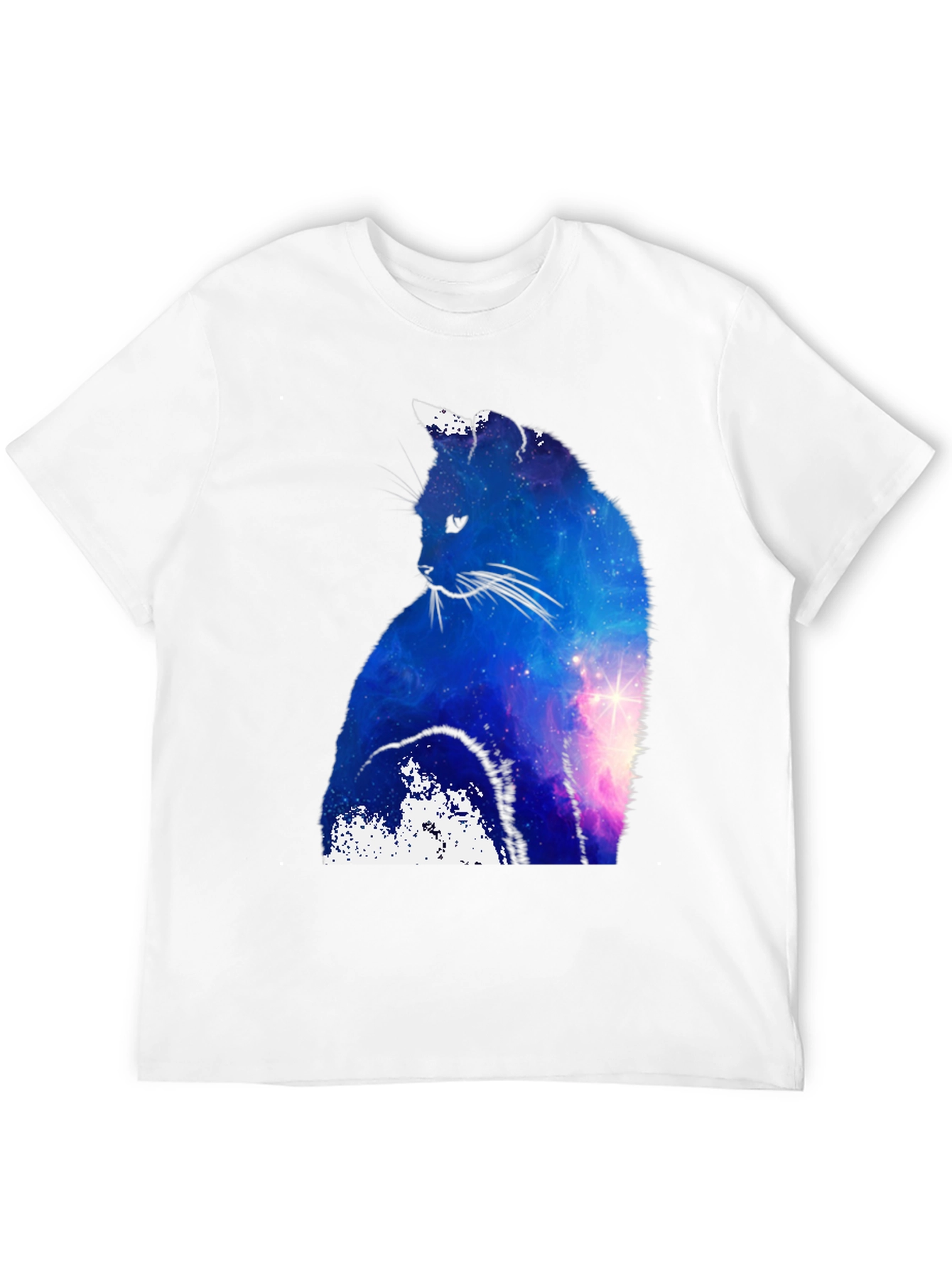 Galaxy Cat T-Shirt - Space Silhouette Tee