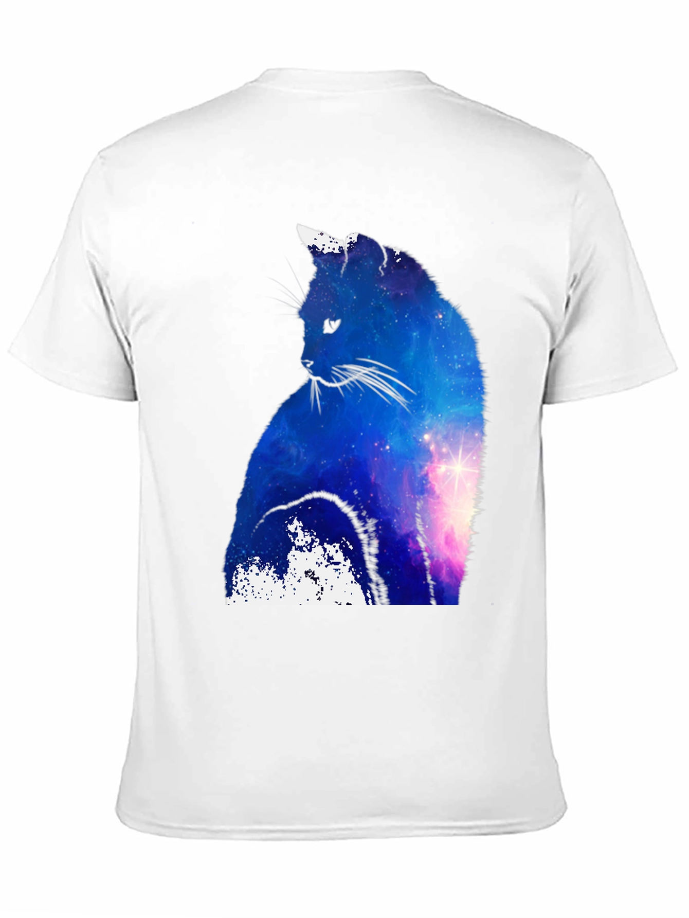 Galaxy Cat T-Shirt - Space Silhouette Tee