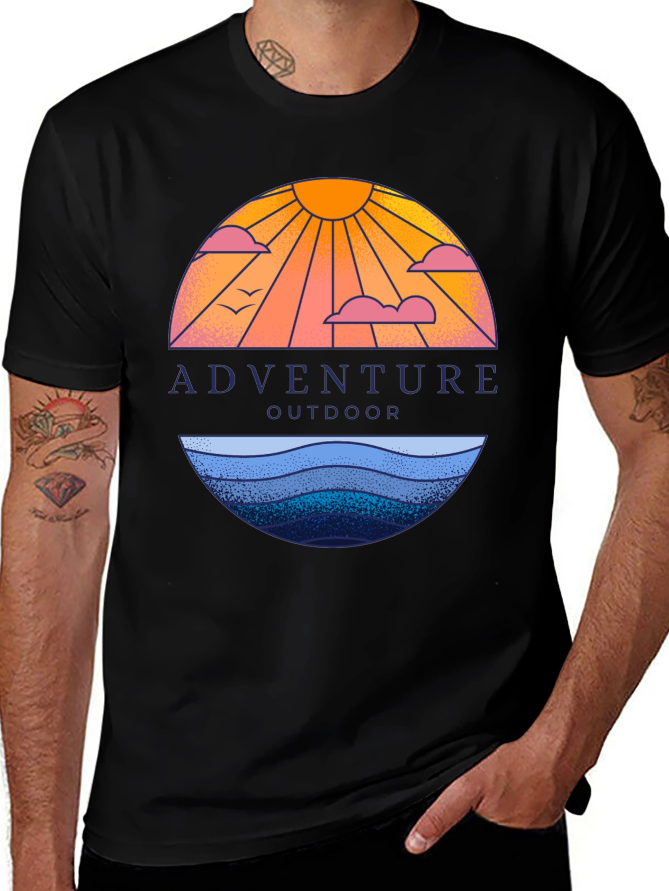 Adventure Outdoor Graphic Tee - Nature Inspired Design