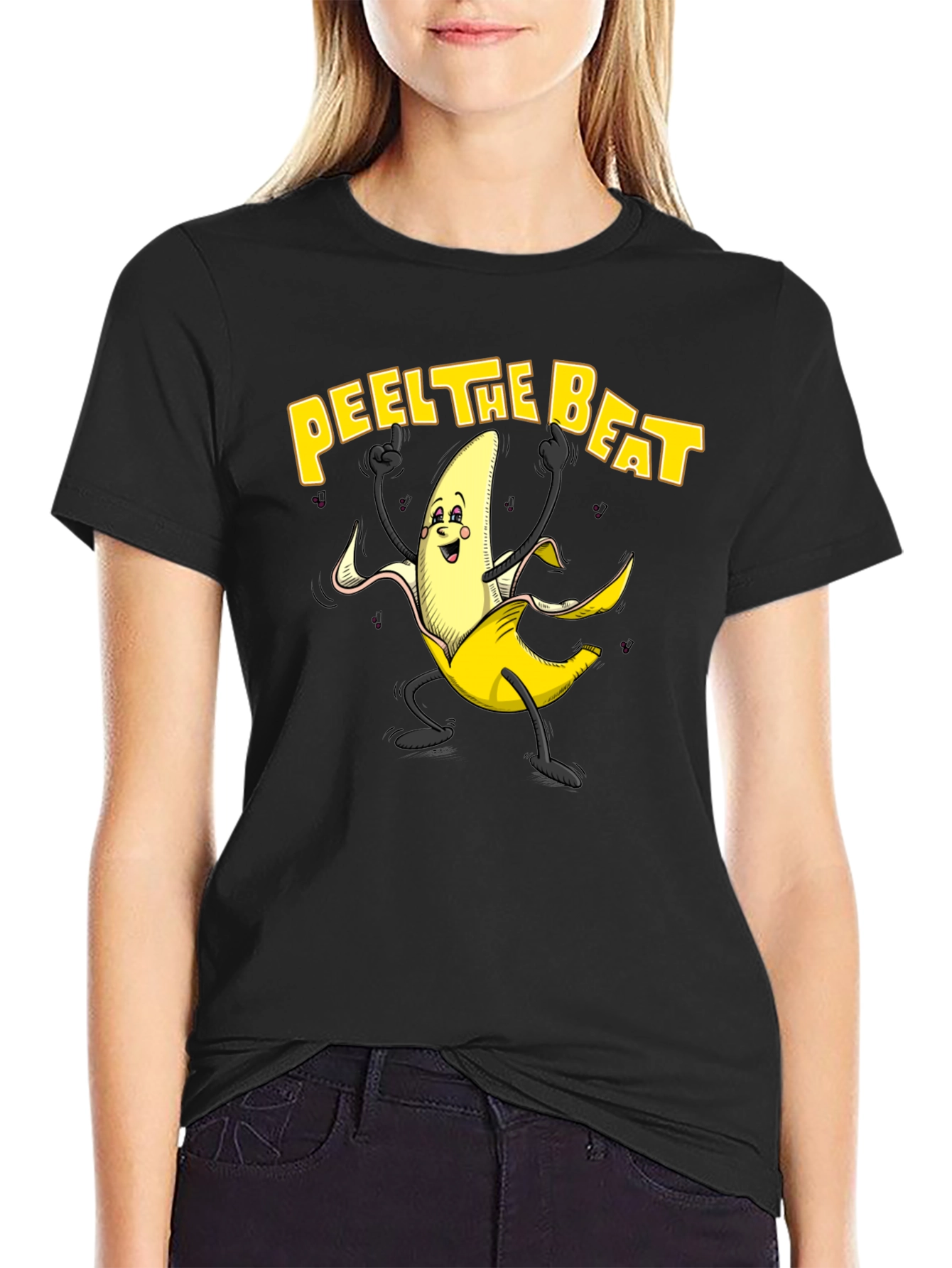 Peel The Beat Banana Graphic T-Shirt