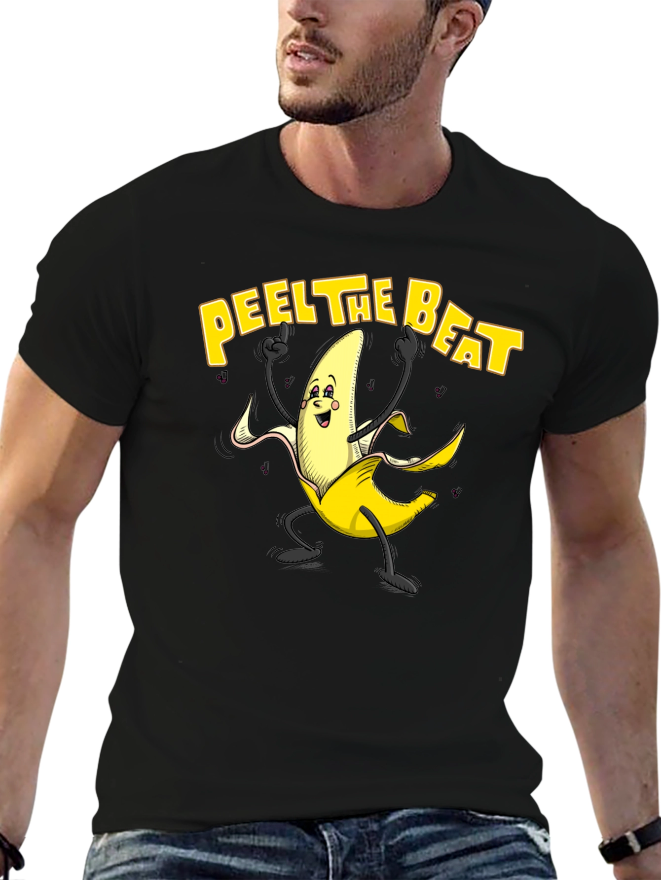 Peel The Beat Banana Graphic T-Shirt