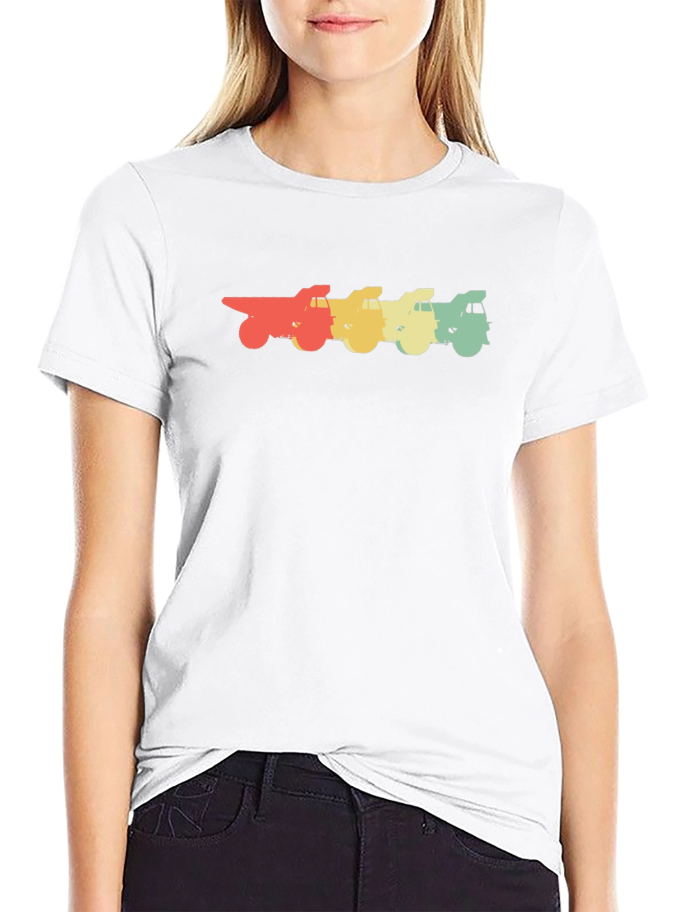 Retro Truck Graphic Tee - Black